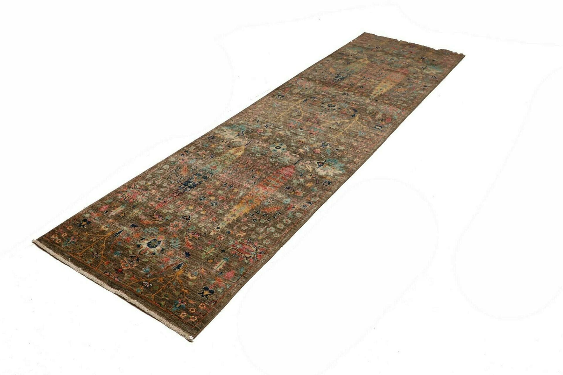 Handgeknüpfter Samarkand Orientteppich 83 × 294 cm