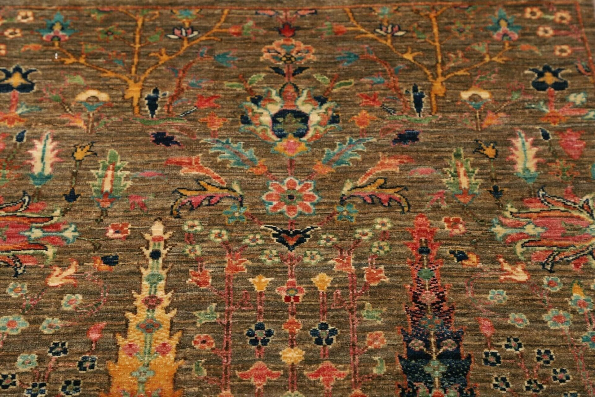 Handgeknüpfter Samarkand Orientteppich 83 × 294 cm