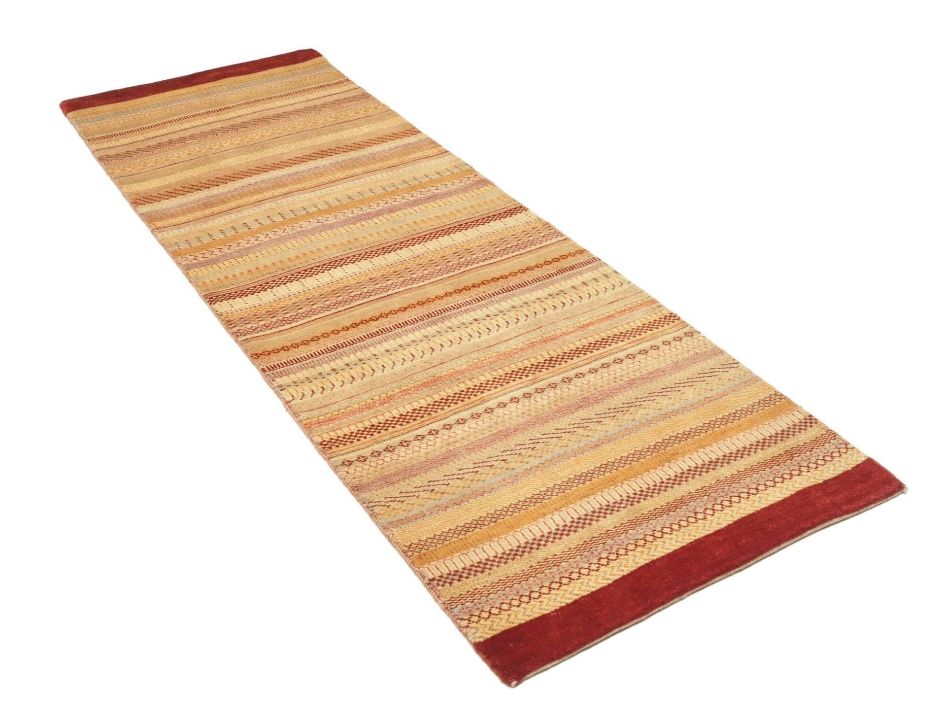 orientteppich-loribaft-81-x-244cm-aus-schurwolle-handgeknupft-2 Handgeknüpfter Loribaft Orientteppich 81 × 244 cm