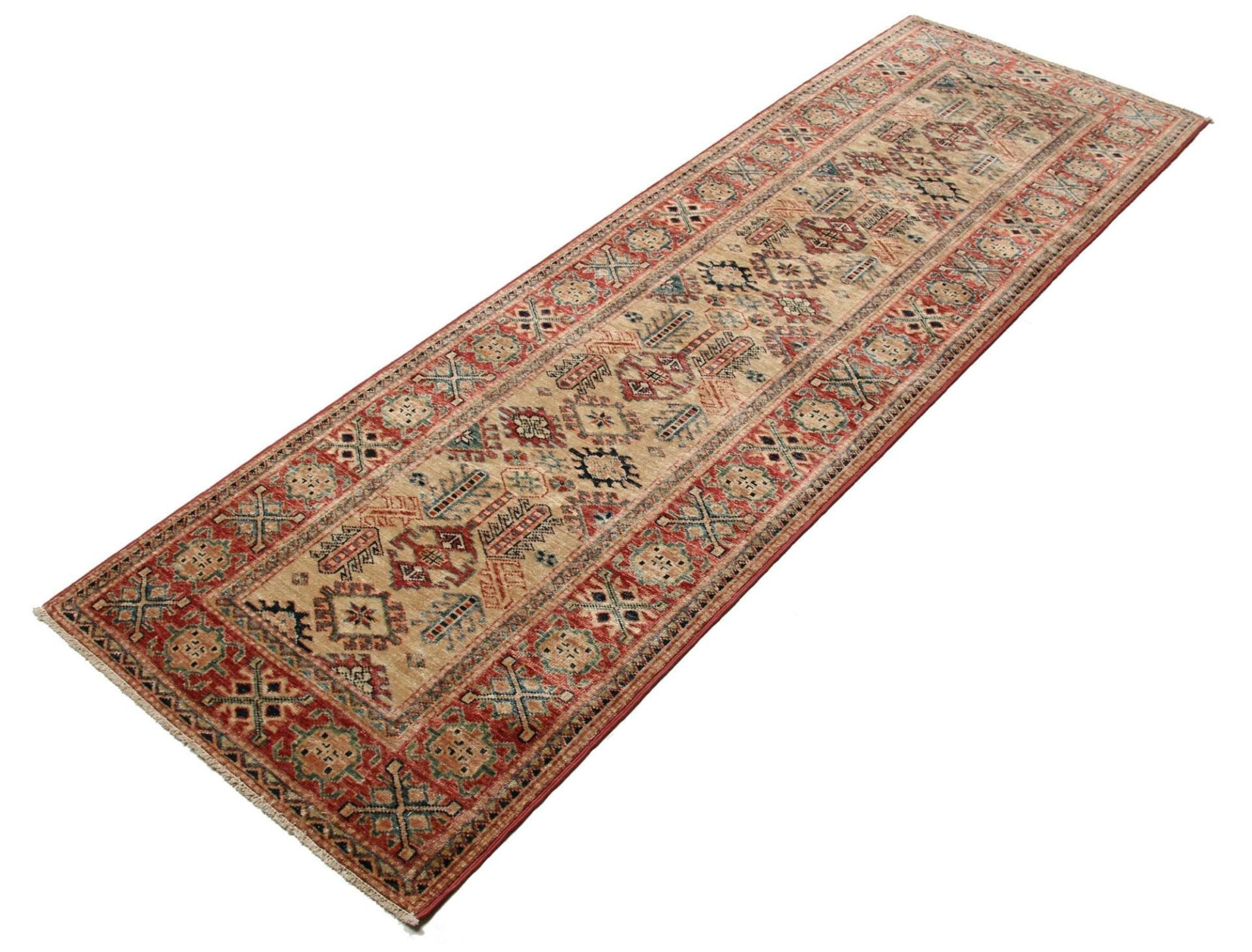Handgeknüpfter Kazak Orientteppich, 79 × 244 cm, Wolle