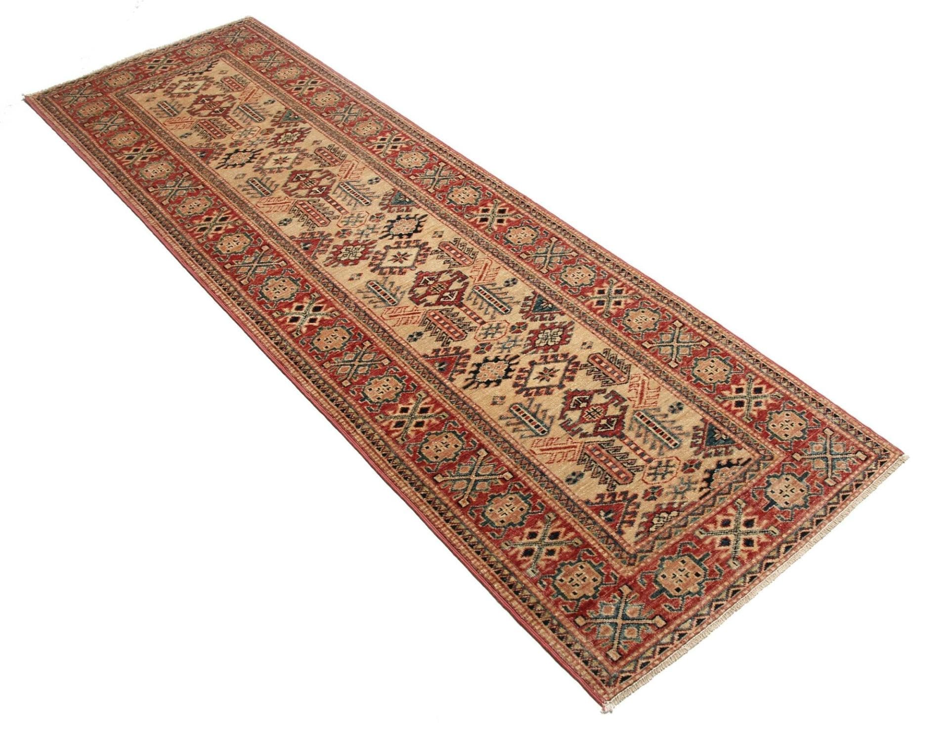 Handgeknüpfter Kazak Orientteppich, 79 × 244 cm, Wolle