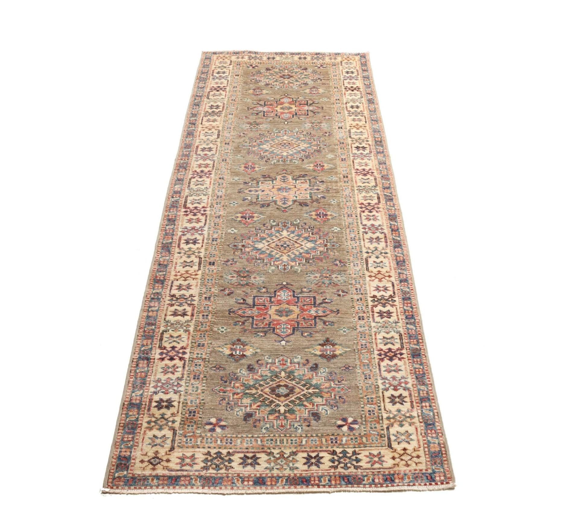 Handgeknüpfter Kazak Orientteppich 85 × 235 cm