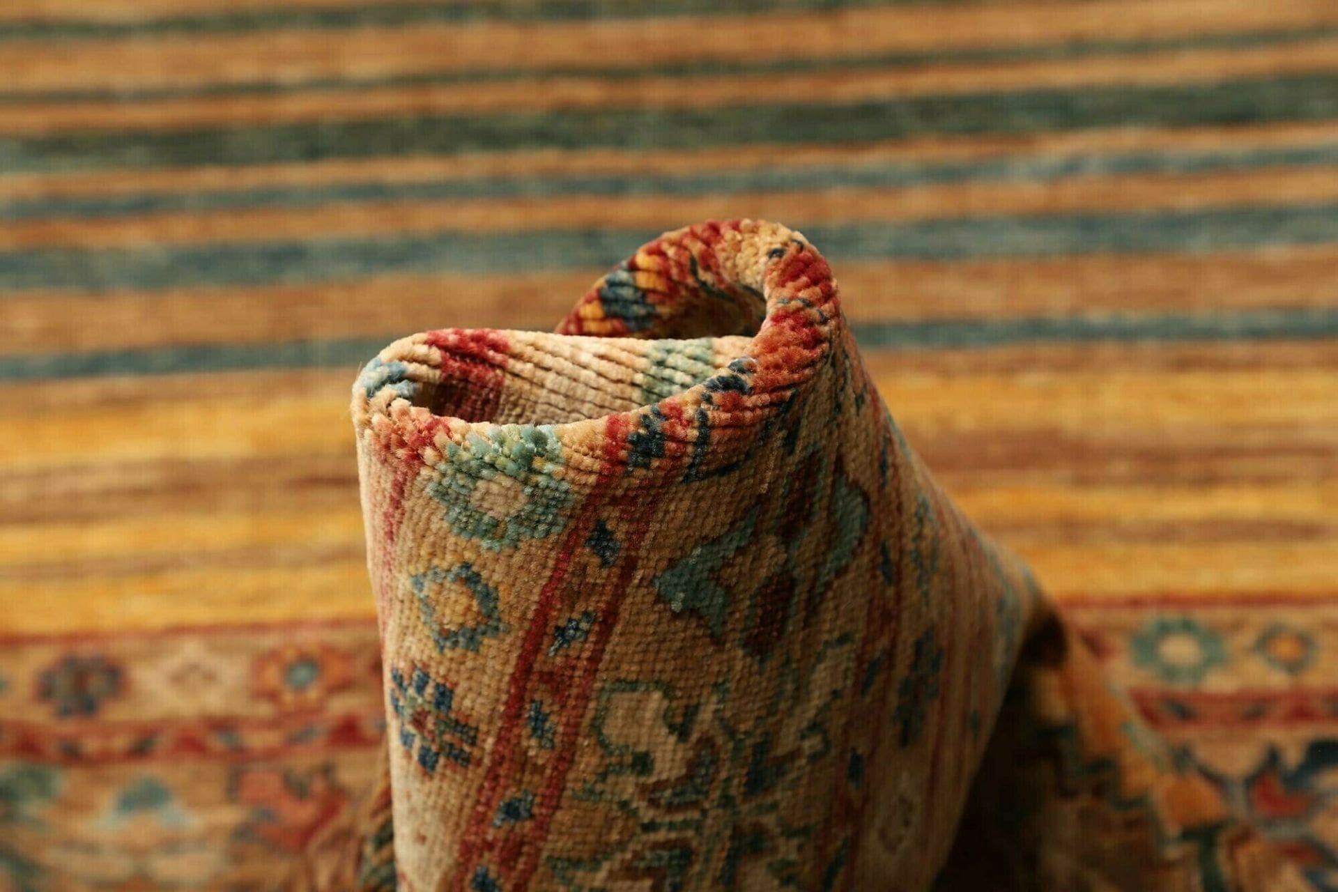 Samarkand Orientteppich 84 × 290 cm aus Wolle, handgeknüpft