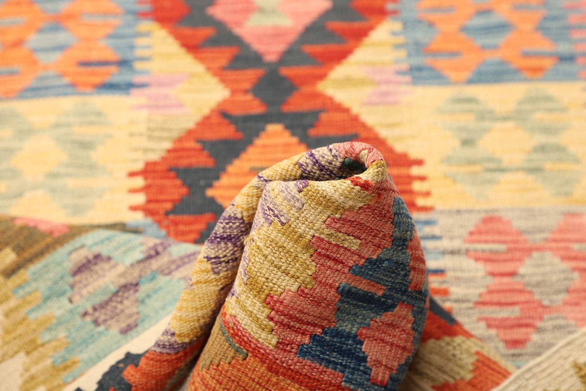 Kelim aus Pakistan, 81 × 286 cm