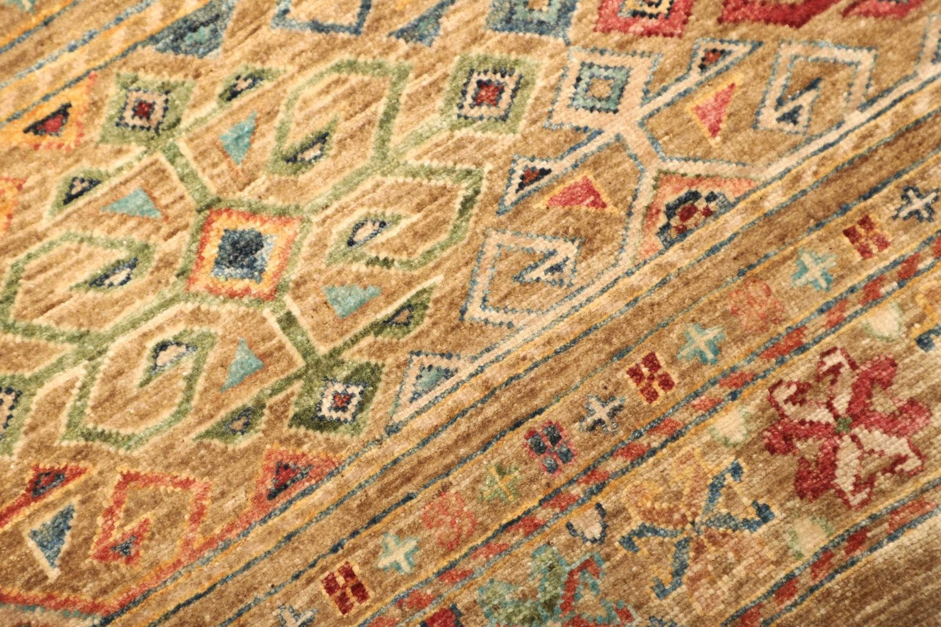 Handgeknüpfter Samarkand Orientteppich, 84 × 253 cm, Wolle