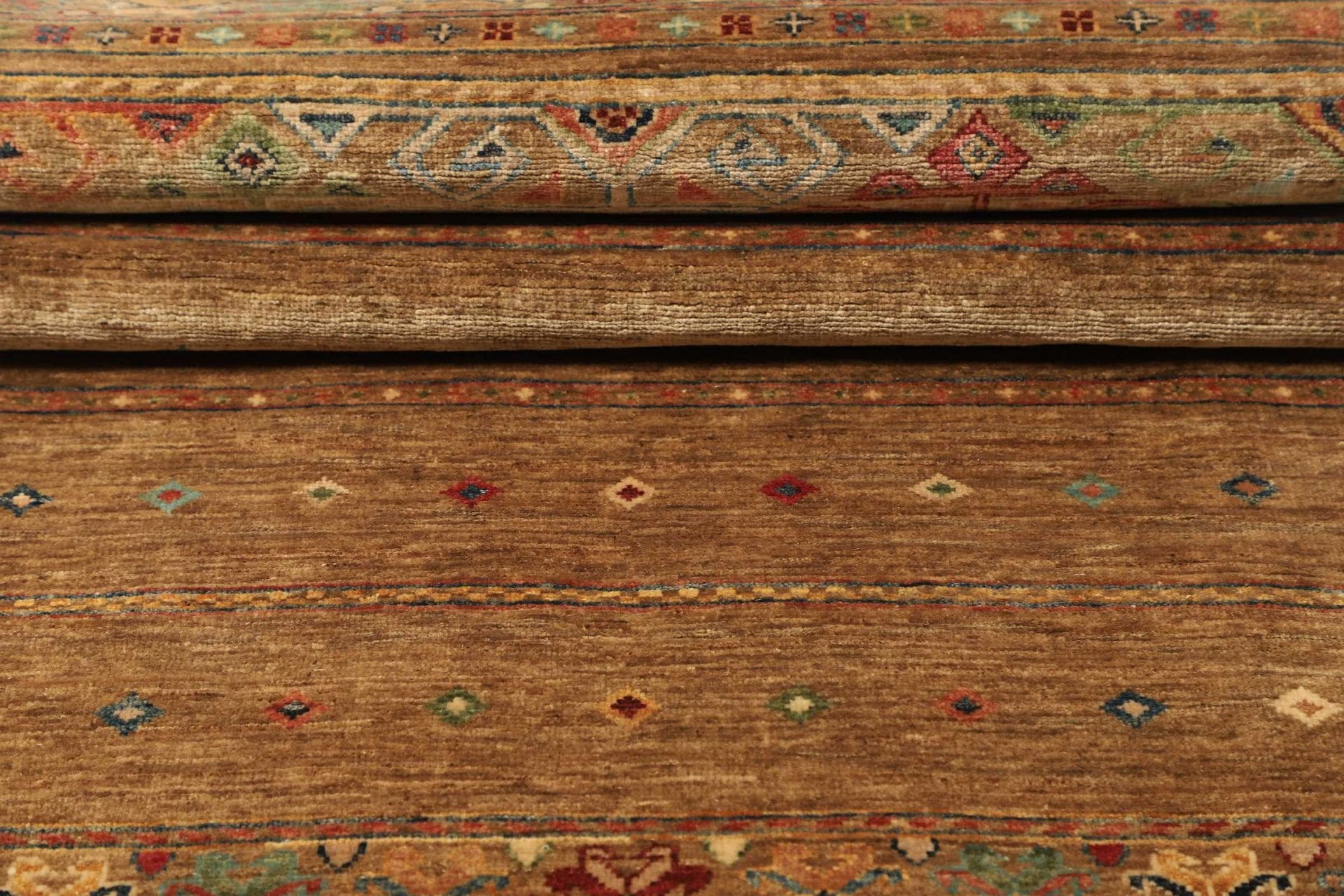 Handgeknüpfter Samarkand Orientteppich, 84 × 253 cm, Wolle