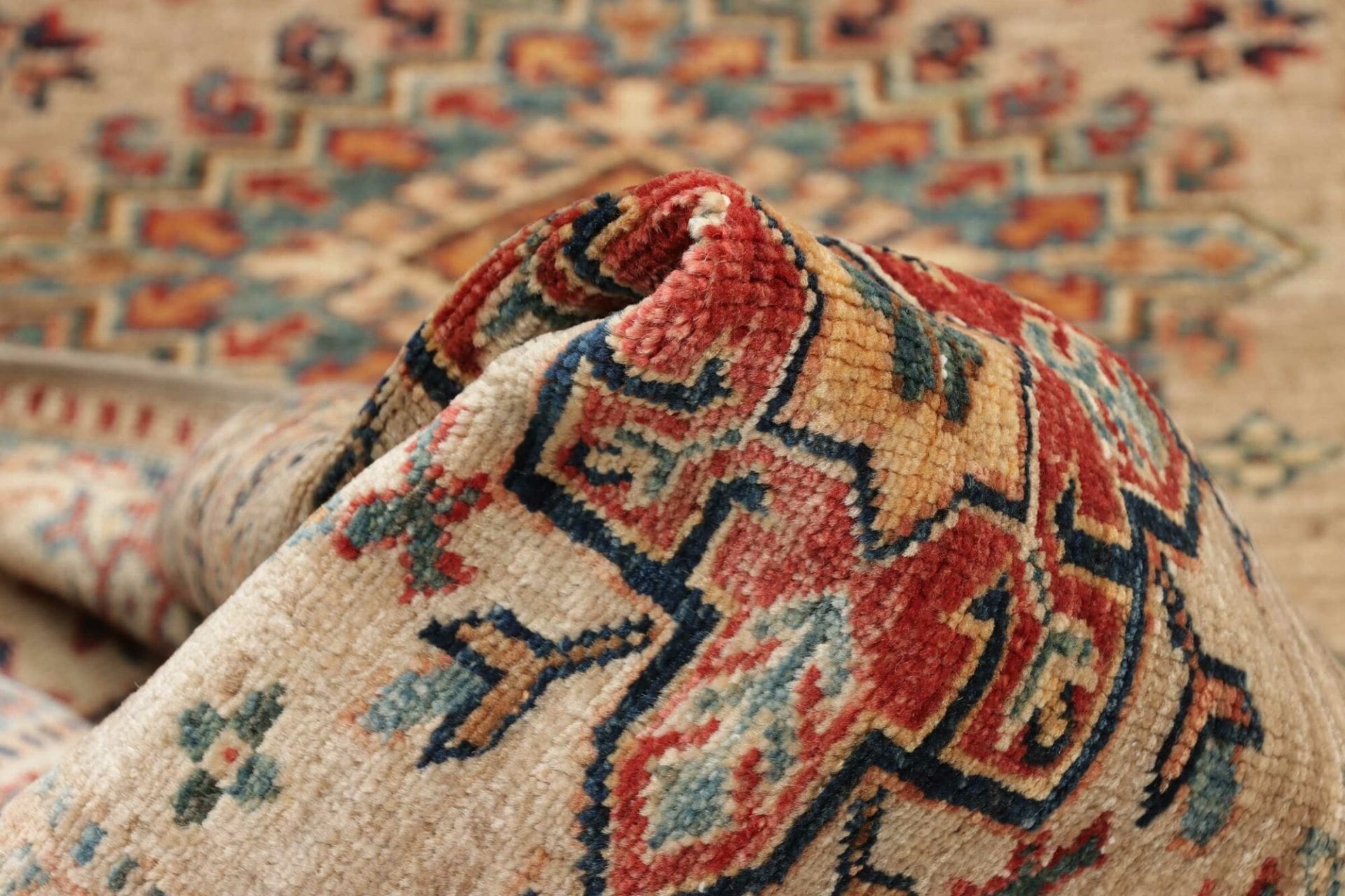 Handgeknüpfter Kazak Orientteppich, 86 × 256 cm, Wolle