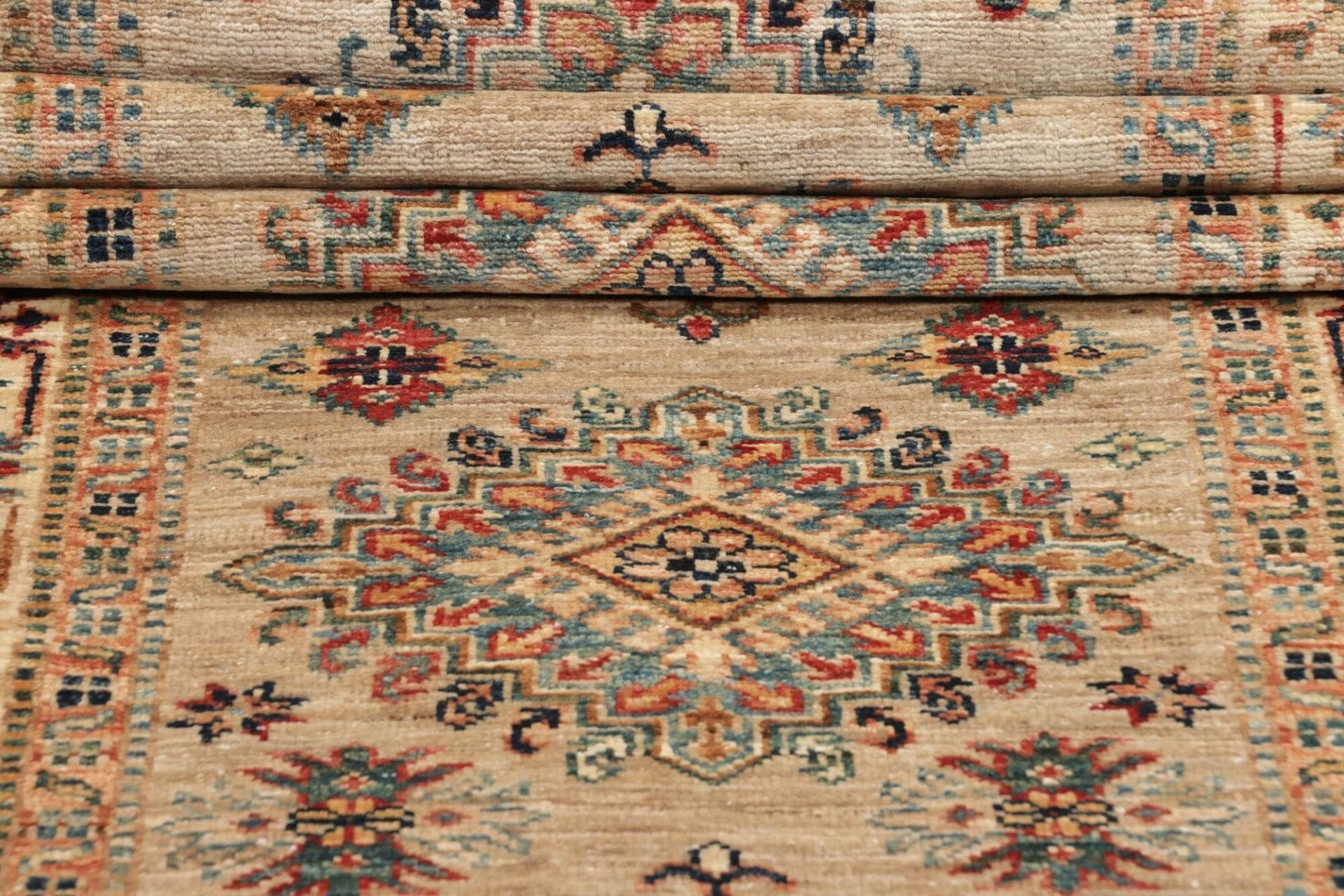 Handgeknüpfter Kazak Orientteppich, 86 × 256 cm, Wolle