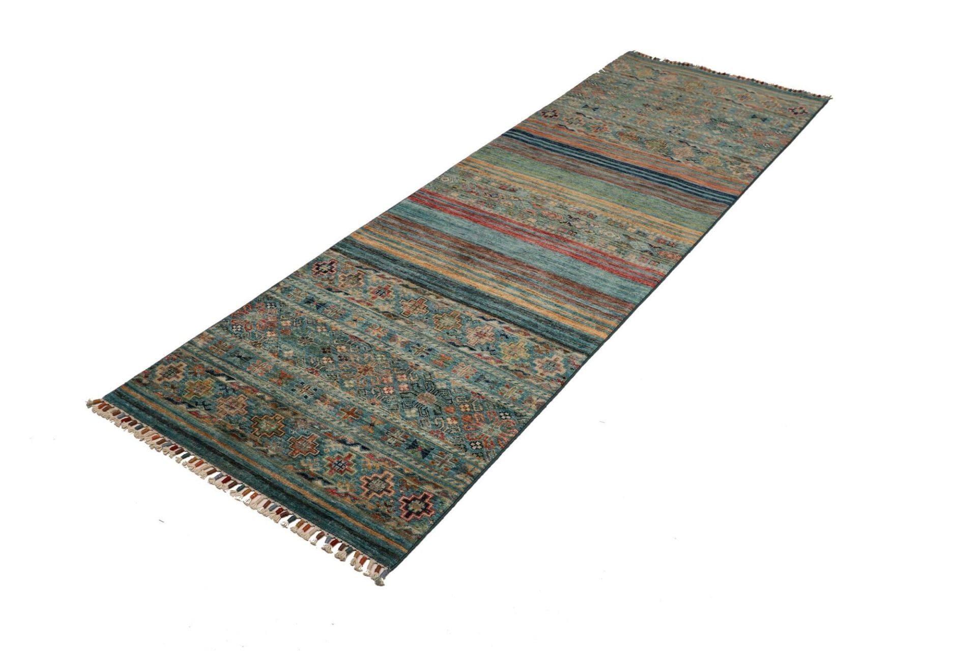 Handgeknüpfter Samarkand Orientteppich, 82 × 237 cm, Wolle