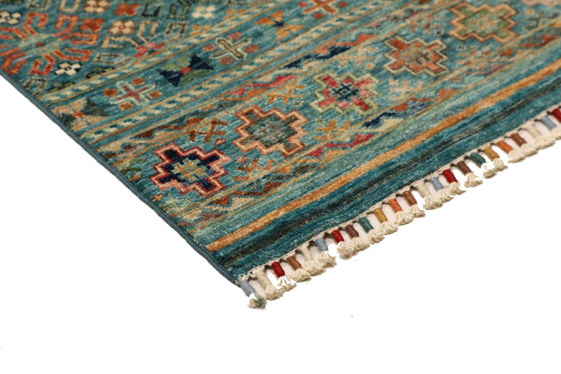 Handgeknüpfter Samarkand Orientteppich, 82 × 237 cm, Wolle