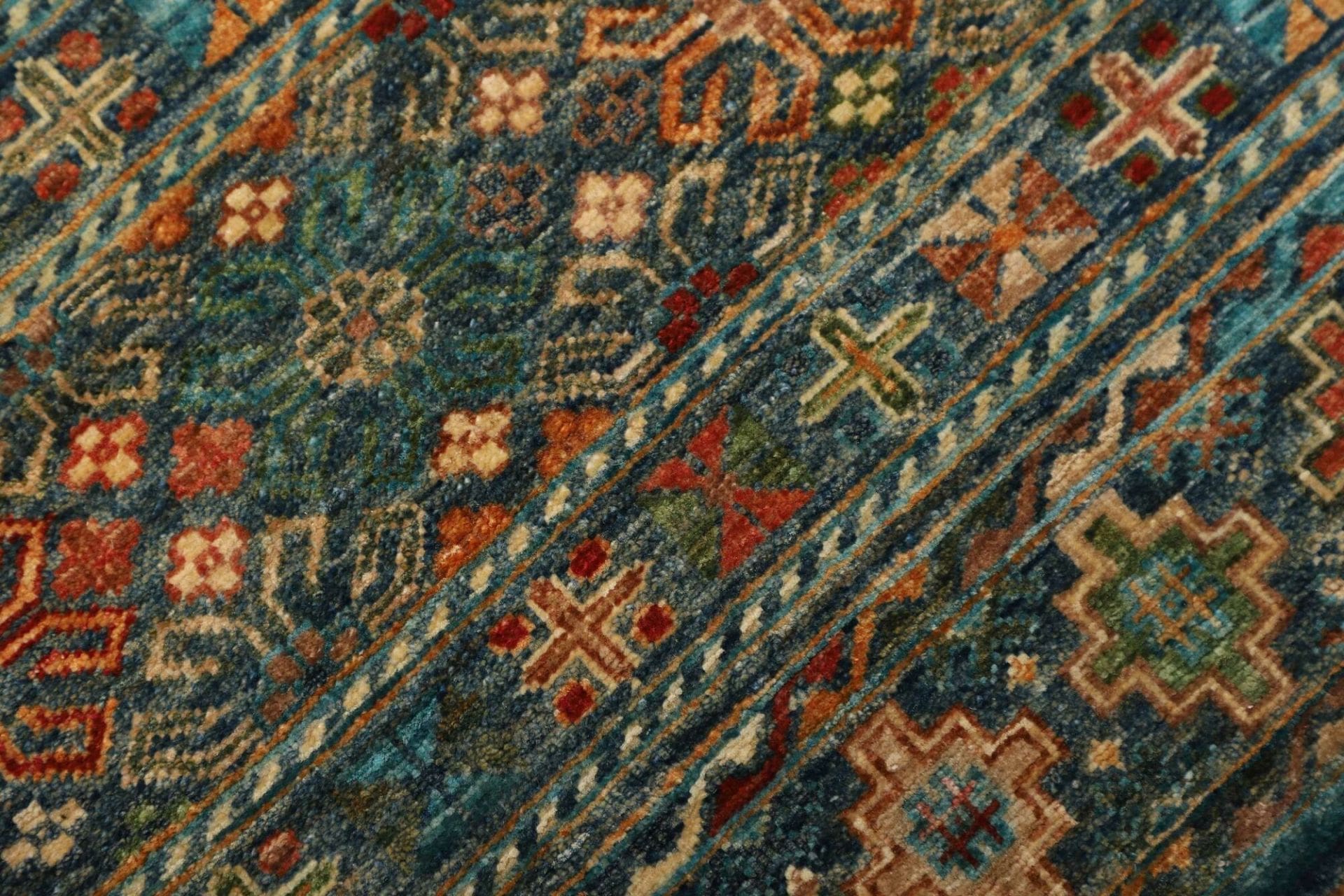 Handgeknüpfter Samarkand Orientteppich, 82 × 237 cm, Wolle