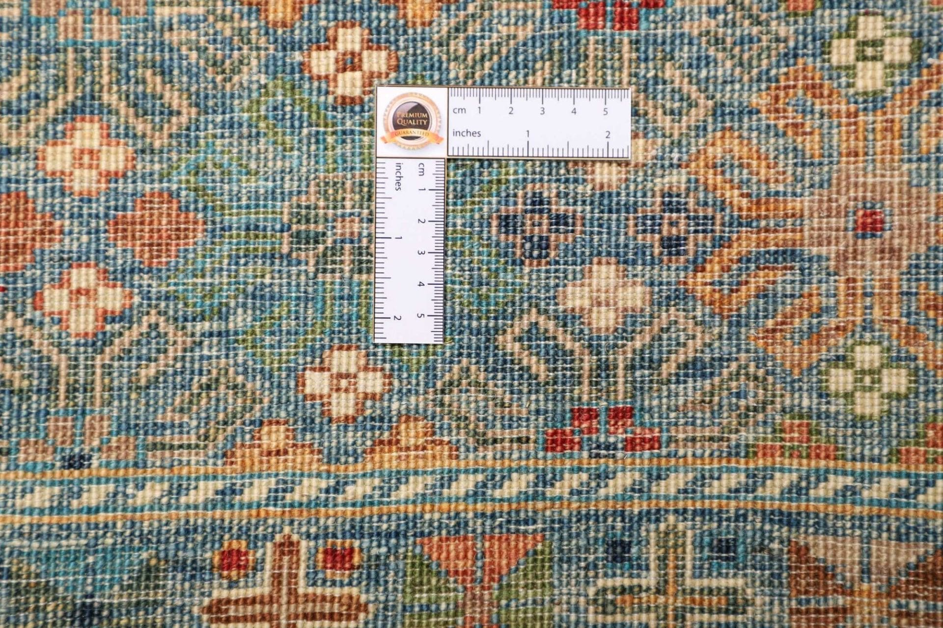 Handgeknüpfter Samarkand Orientteppich, 82 × 237 cm, Wolle