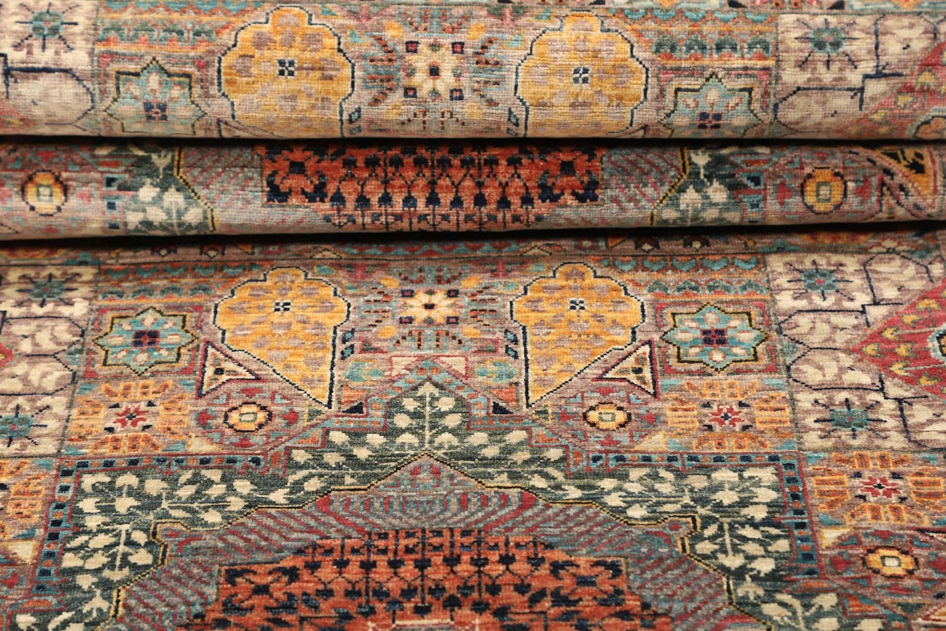 Handgeknüpfter Mamluk Orientteppich, 81 × 248 cm, Wolle