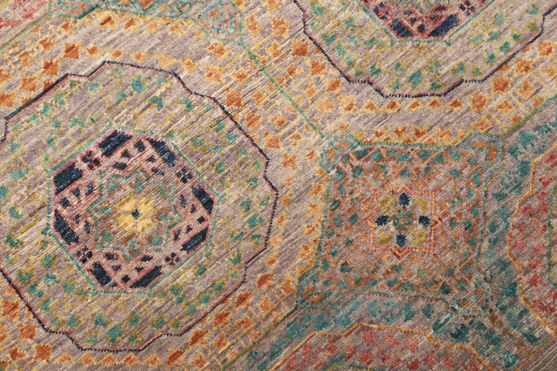 Handgeknüpfter Mamluk Orientteppich, 82 × 294 cm, Wolle