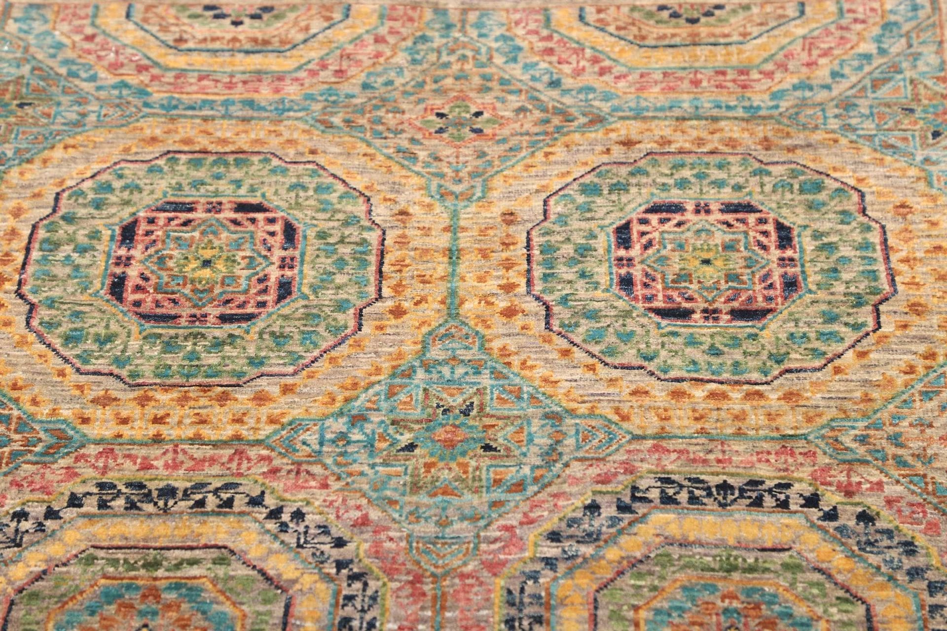 Handgeknüpfter Mamluk Orientteppich, 82 × 294 cm, Wolle
