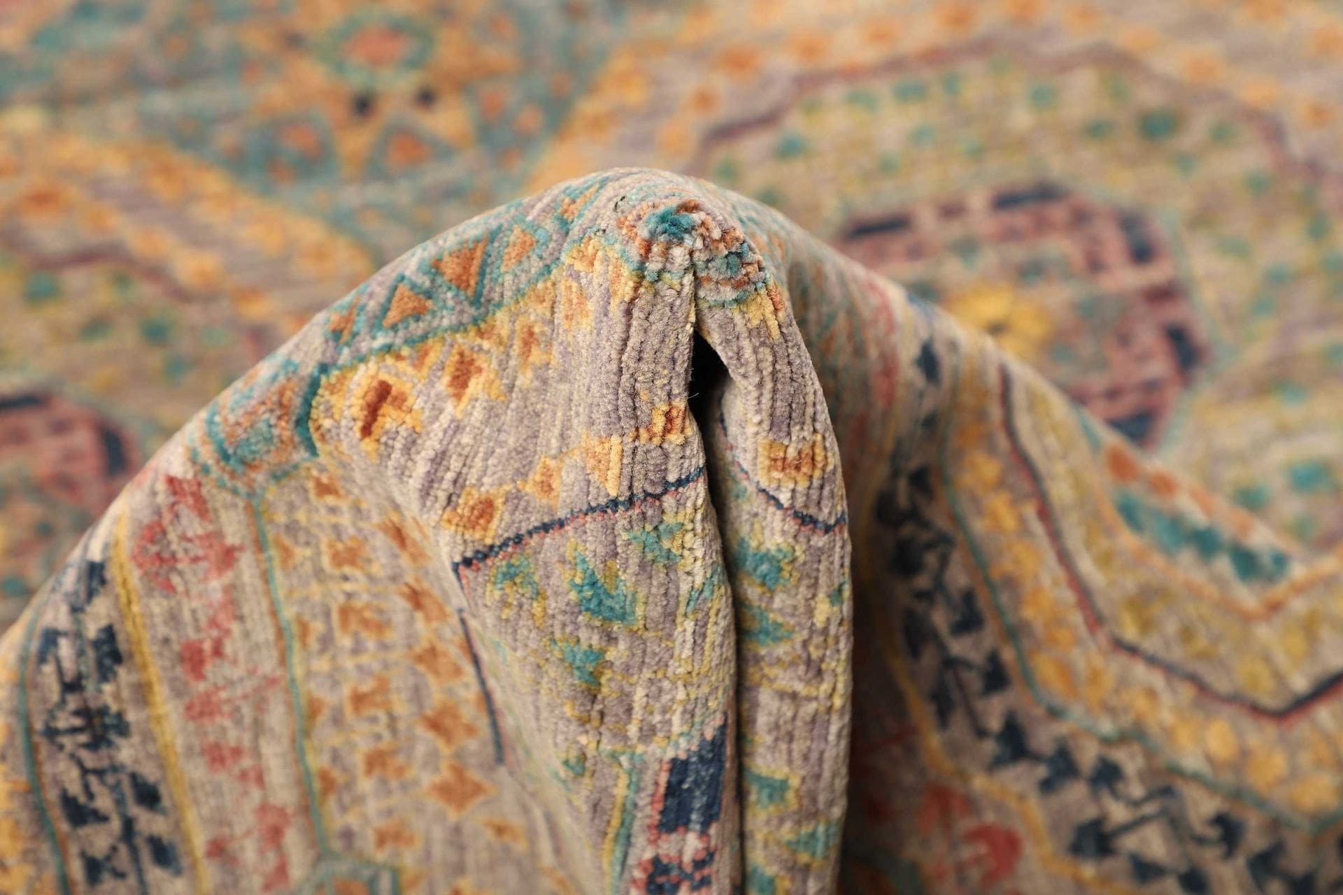 Handgeknüpfter Mamluk Orientteppich, 82 × 294 cm, Wolle