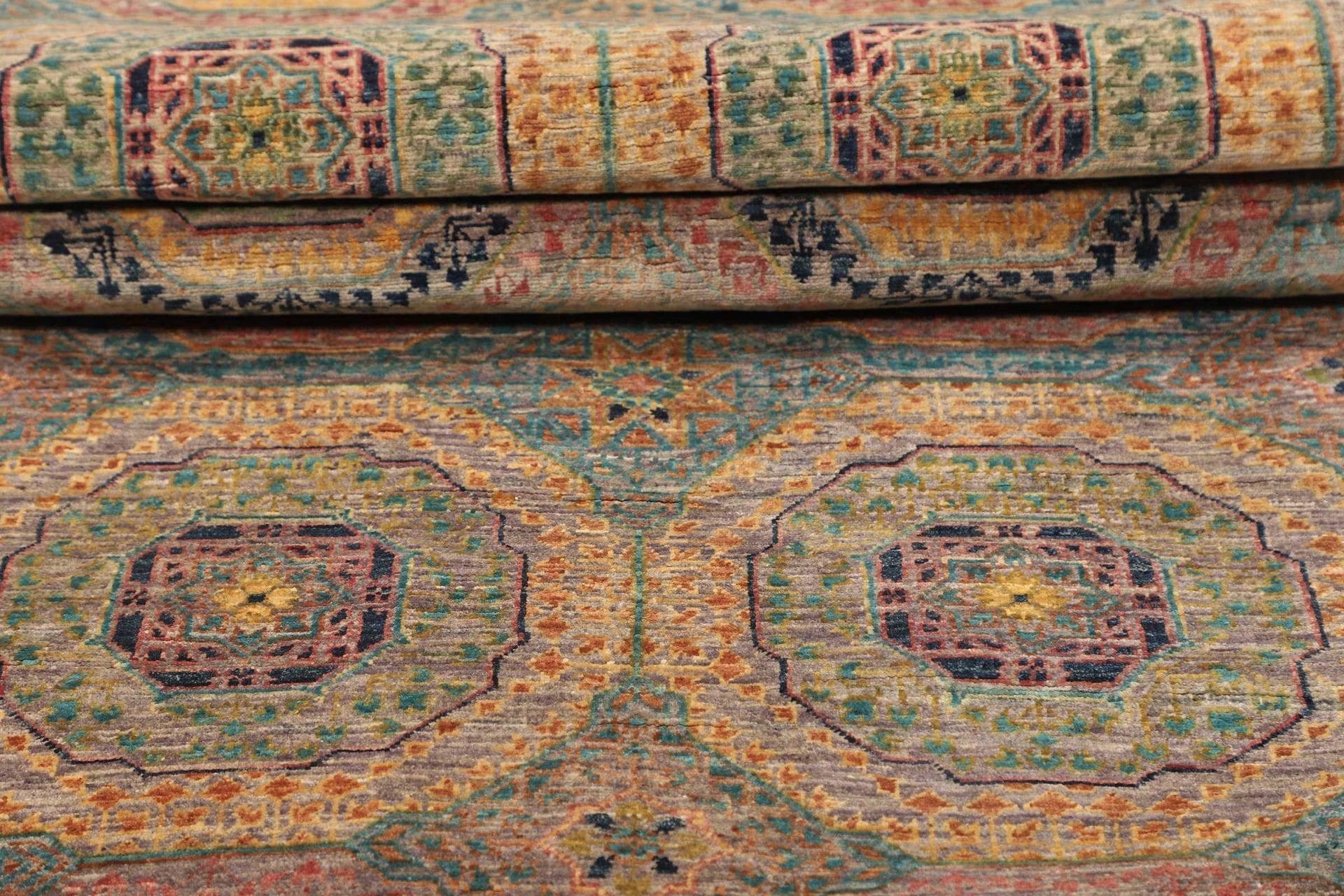 Handgeknüpfter Mamluk Orientteppich, 82 × 294 cm, Wolle
