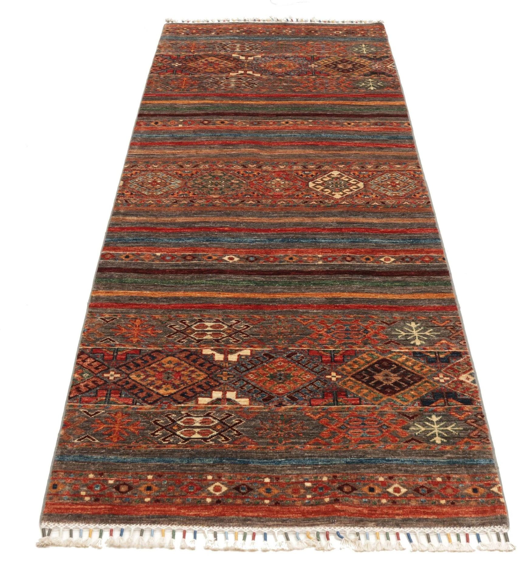 orientteppich-samarkand-85-x-240-cm-handgeknupft-schurwolle-3 Samarkand Orientteppich aus Pakistan, 85 × 240 cm