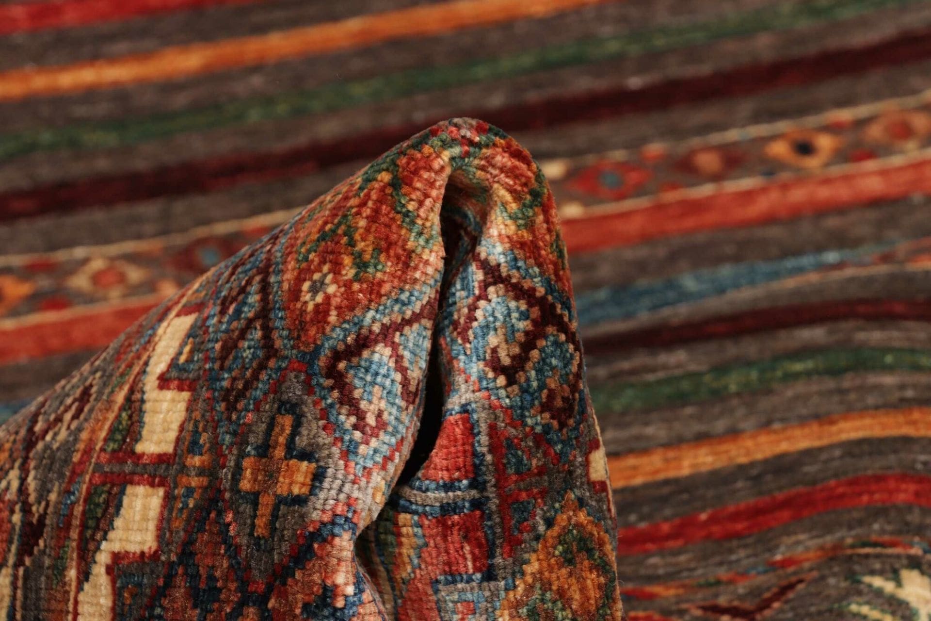 orientteppich-samarkand-85-x-240-cm-handgeknupft-schurwolle-8 Samarkand Orientteppich aus Pakistan, 85 × 240 cm