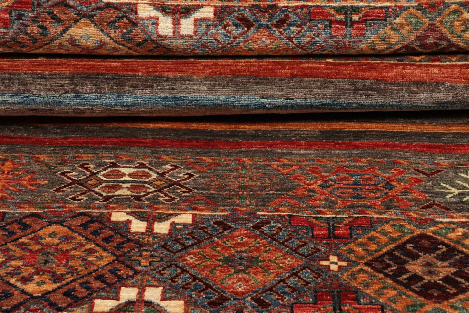 orientteppich-samarkand-85-x-240-cm-handgeknupft-schurwolle-9 Samarkand Orientteppich aus Pakistan, 85 × 240 cm