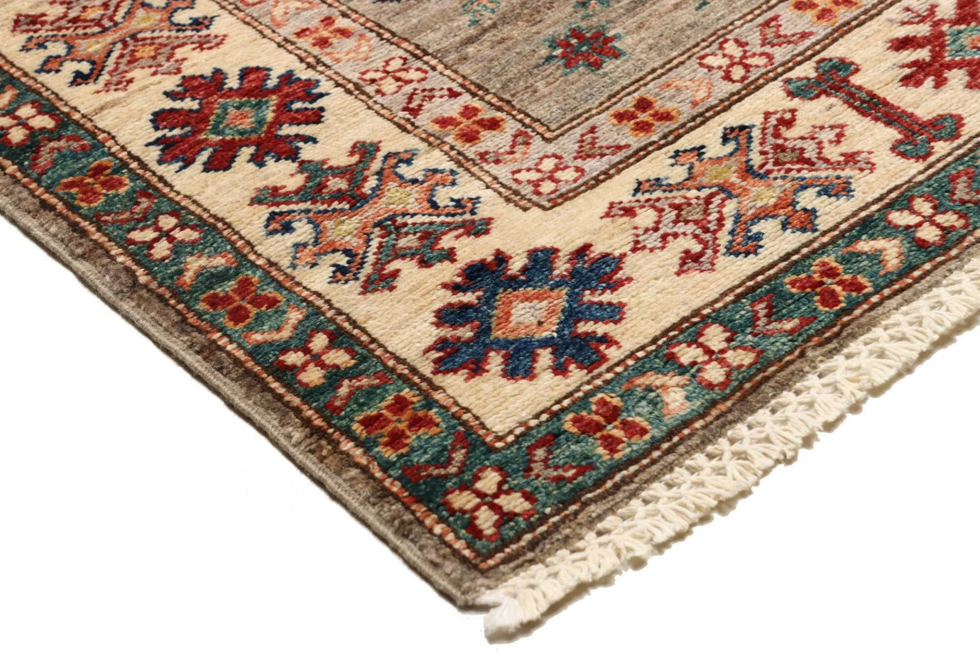 Kazak Orientteppich 85 × 258 cm aus Wolle, handgeknüpft