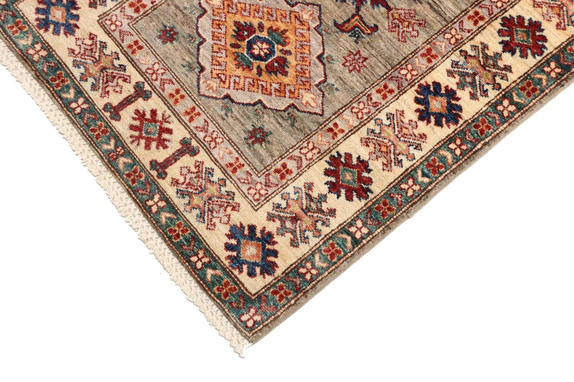 Kazak Orientteppich 85 × 258 cm aus Wolle, handgeknüpft