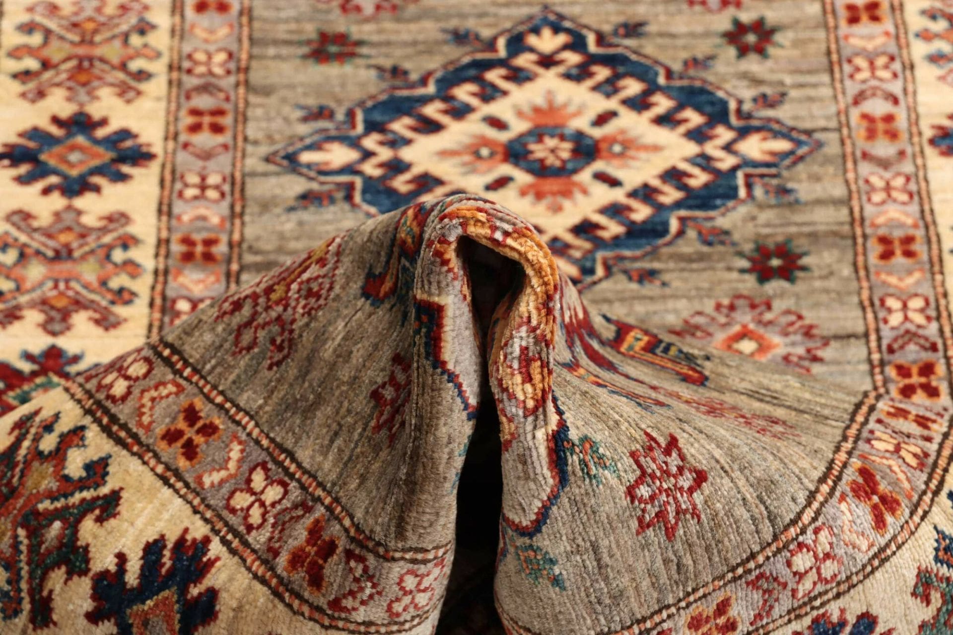 Kazak Orientteppich 85 × 258 cm aus Wolle, handgeknüpft