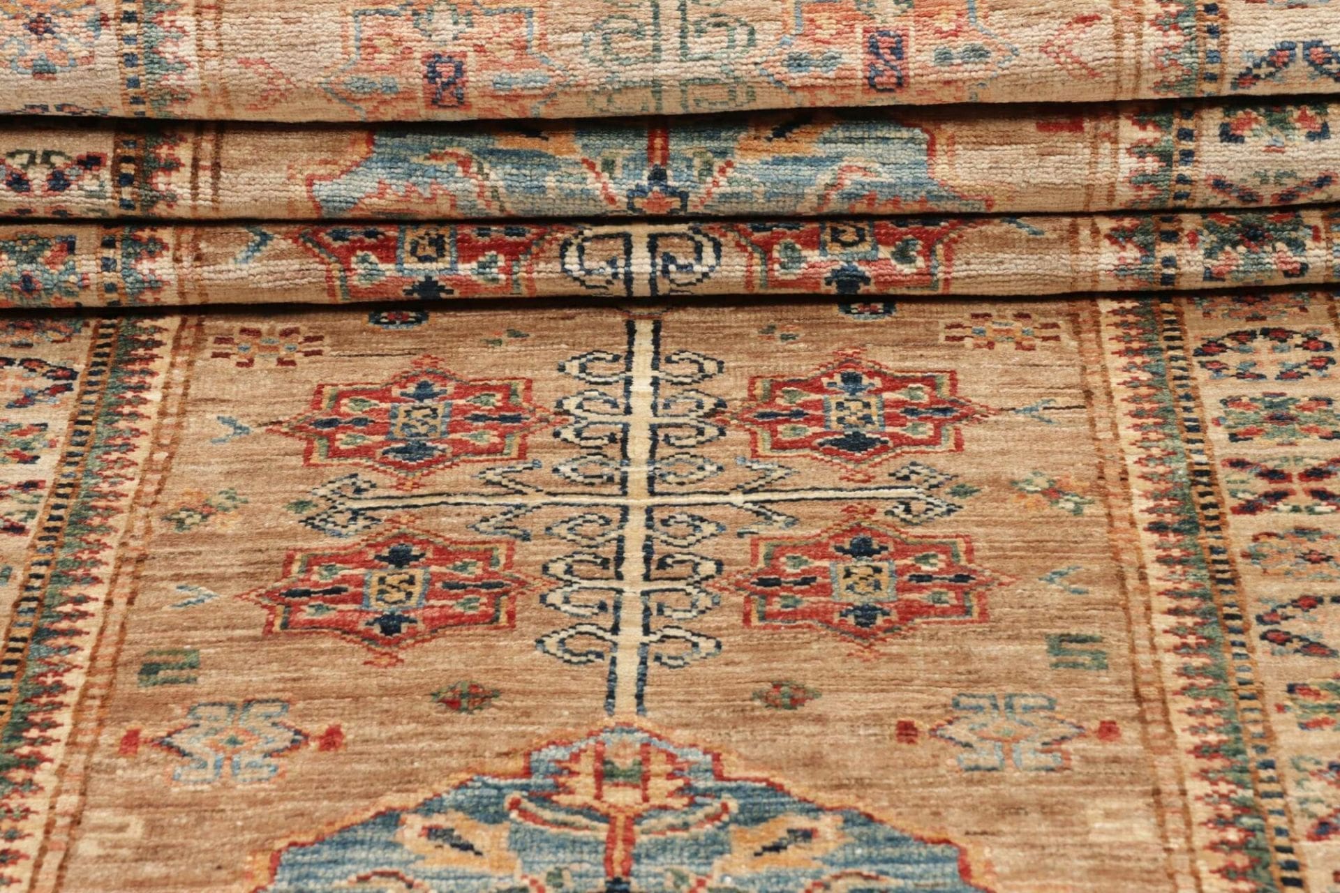 Kazak Orientteppich 84 × 256 cm aus Wolle, handgeknüpft