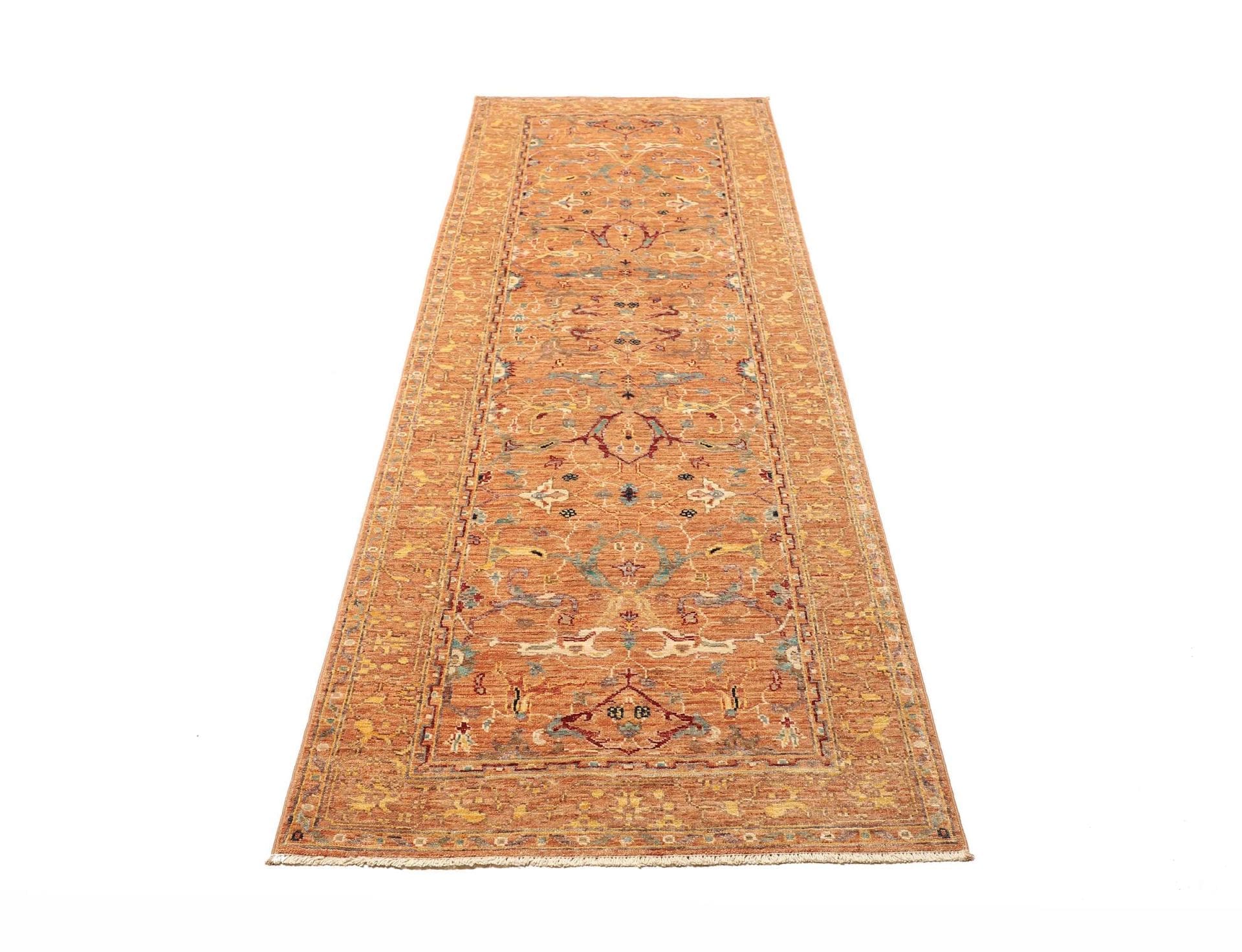 ziegler-orientteppich-86-x-247-cm-schurwolle-handgeknupft-3 Handgeknüpfter Ziegler Orientteppich, 86 × 247 cm, Wolle