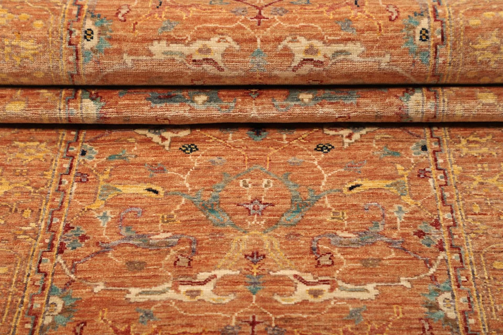 ziegler-orientteppich-86-x-247-cm-schurwolle-handgeknupft-8 Handgeknüpfter Ziegler Orientteppich, 86 × 247 cm, Wolle