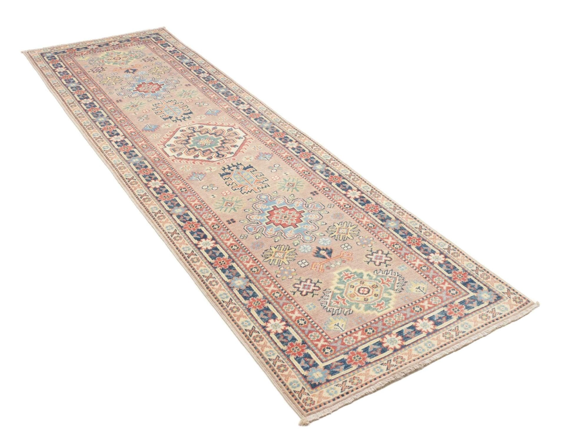 Handgeknüpfter Kazak Orientteppich, 84 × 287 cm, Wolle