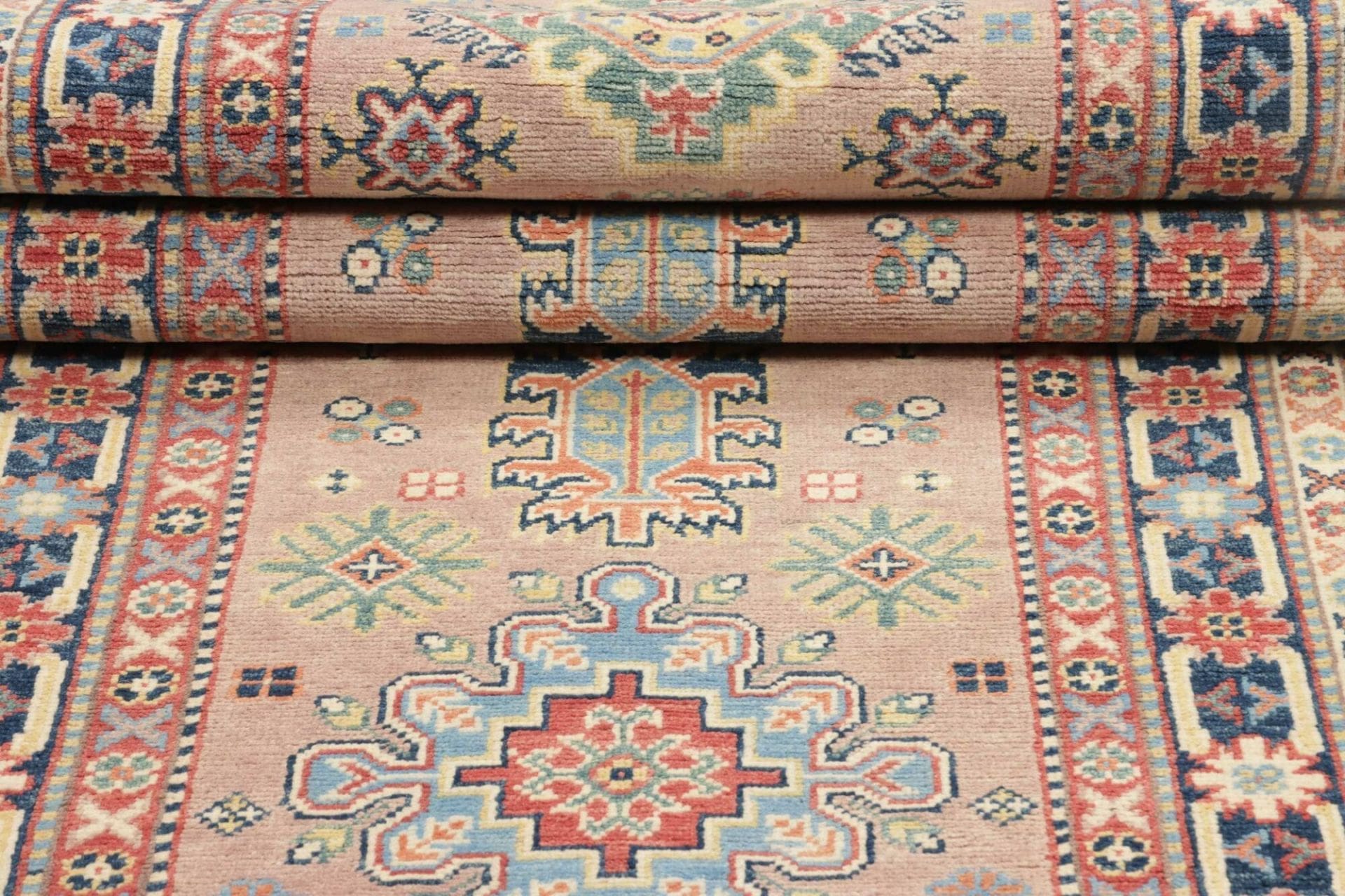 Handgeknüpfter Kazak Orientteppich, 84 × 287 cm, Wolle
