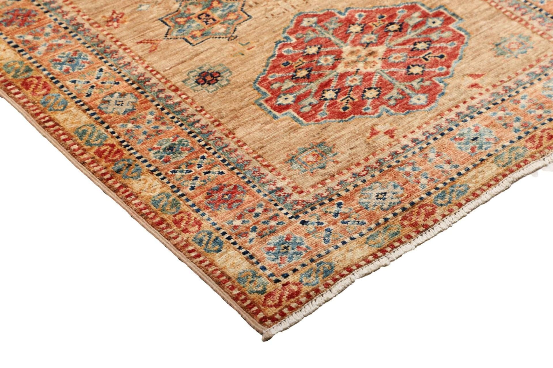Kazak Orientteppich 86 × 296 cm aus Wolle, handgeknüpft