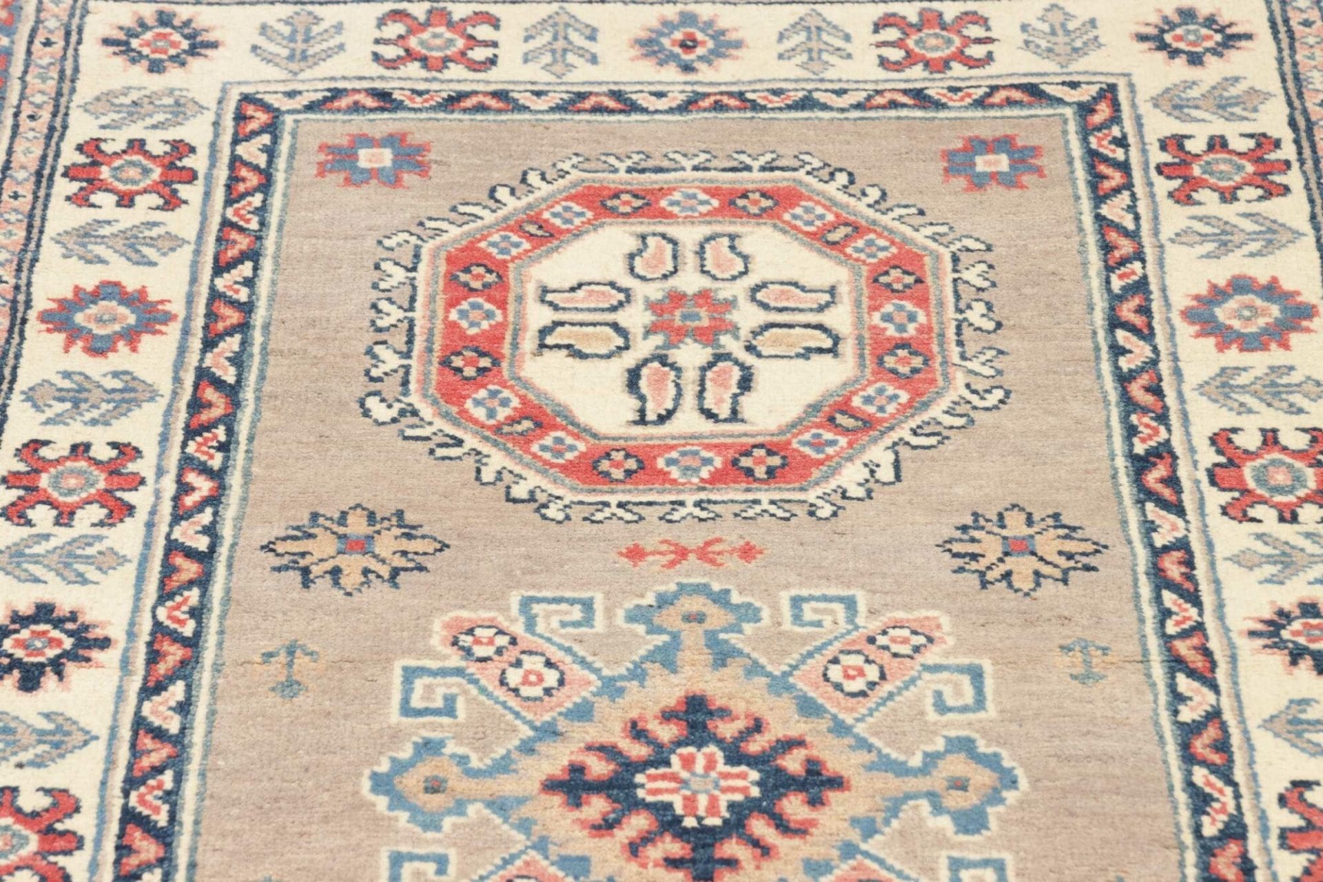 Kazak Orientteppich 88 × 291 cm aus Wolle, handgeknüpft