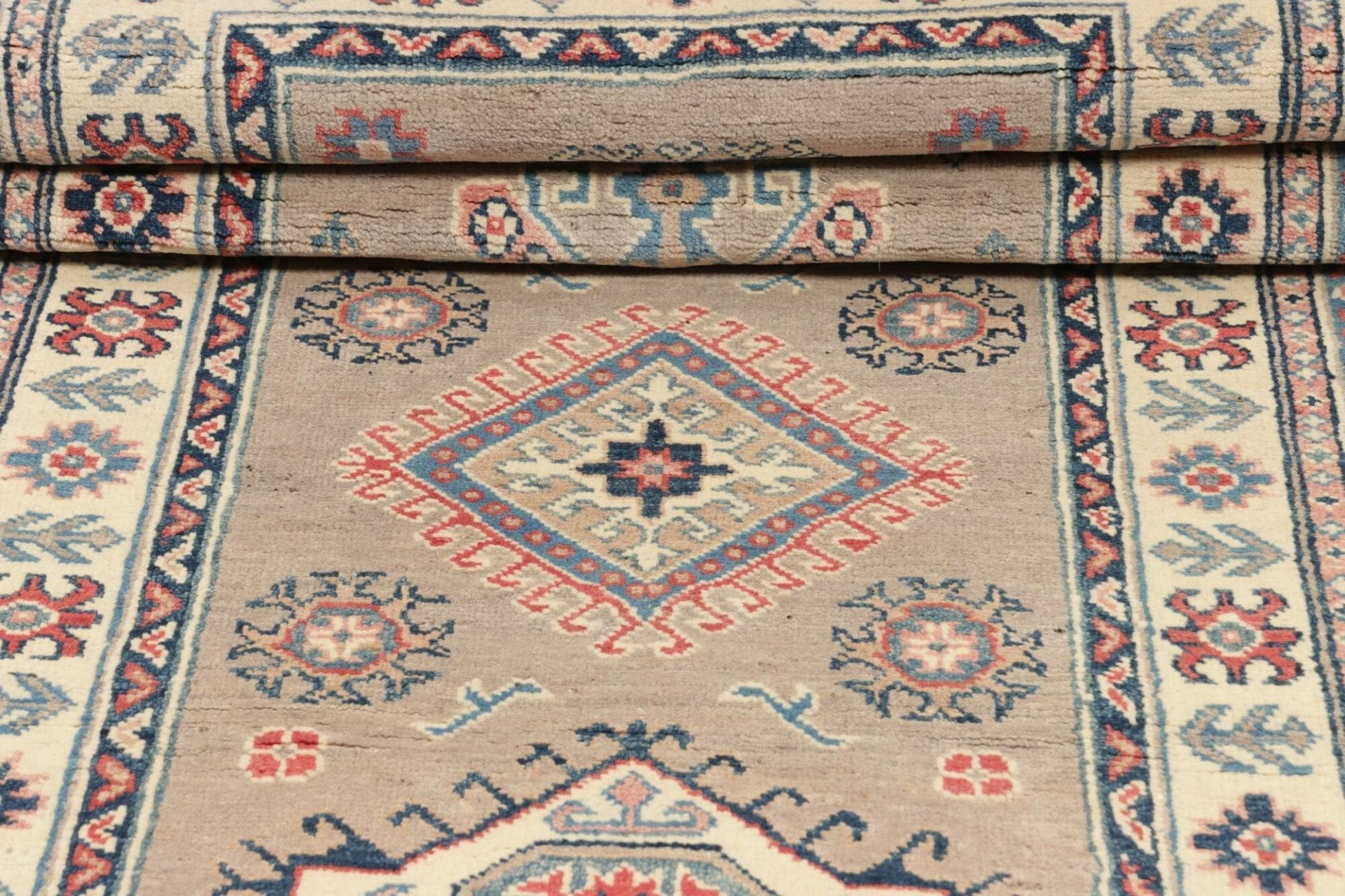 Kazak Orientteppich 88 × 291 cm aus Wolle, handgeknüpft