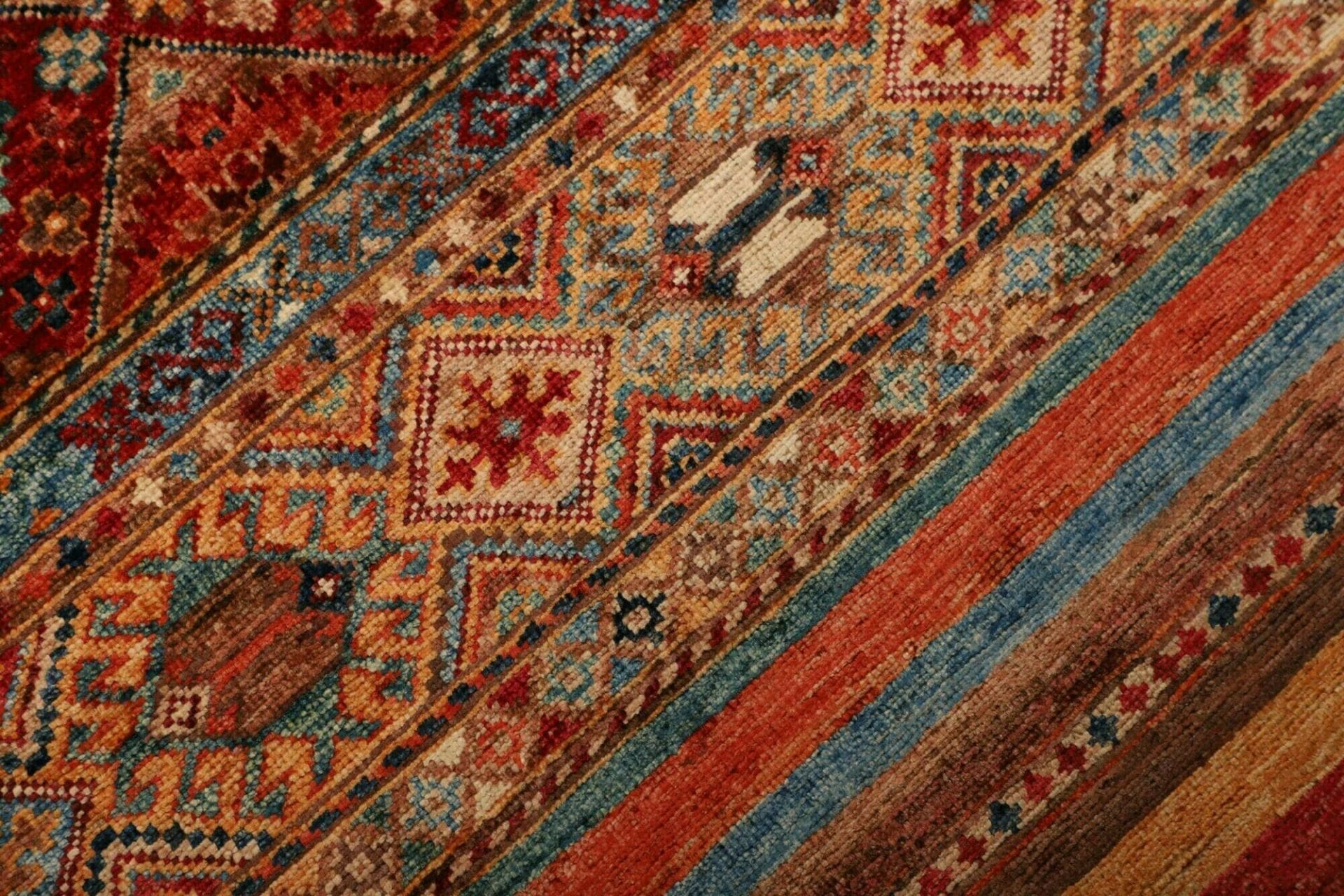 Handgeknüpfter Samarkand Orientteppich, 86 × 293 cm, Wolle