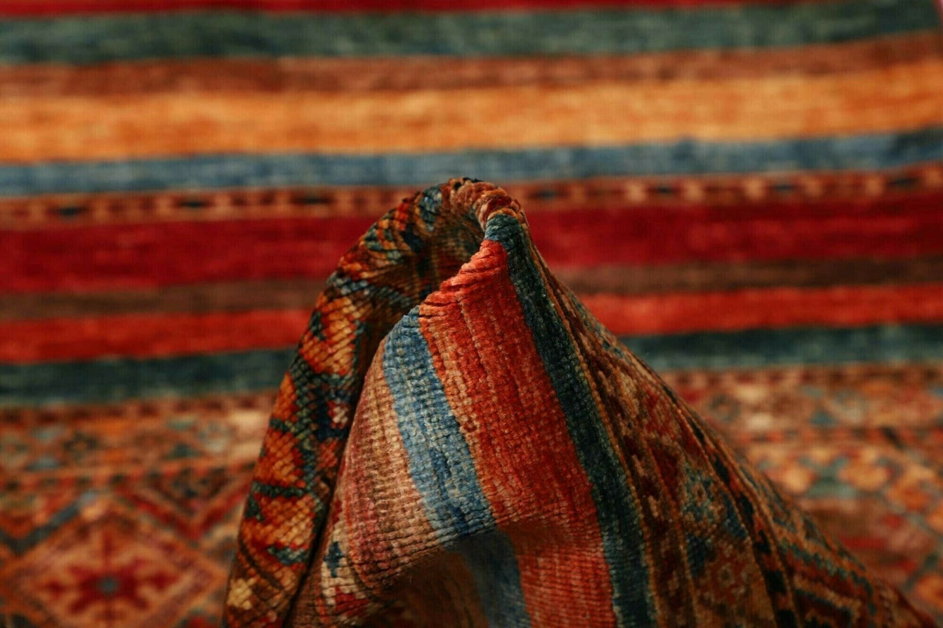 Handgeknüpfter Samarkand Orientteppich, 86 × 293 cm, Wolle