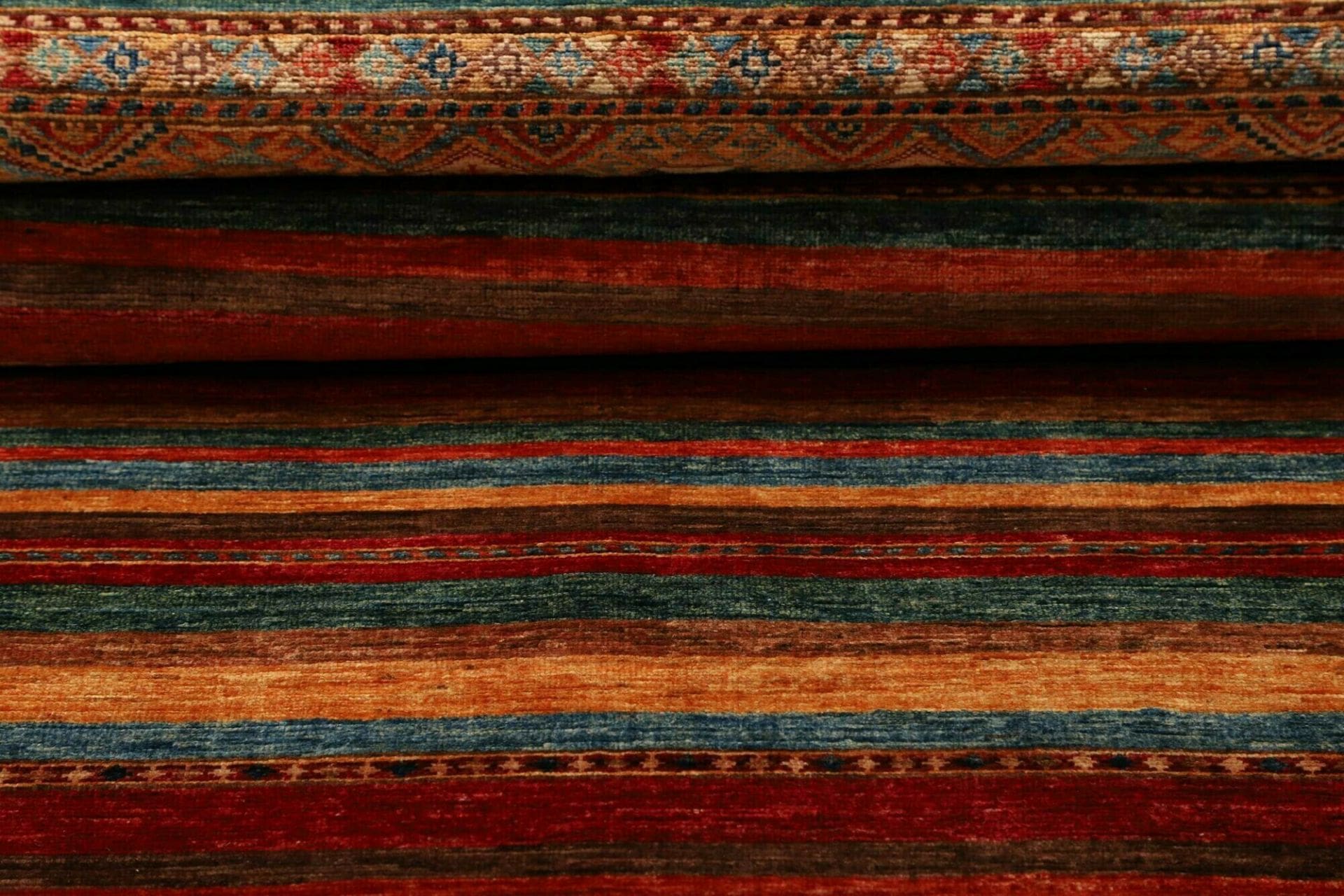 Handgeknüpfter Samarkand Orientteppich, 86 × 293 cm, Wolle