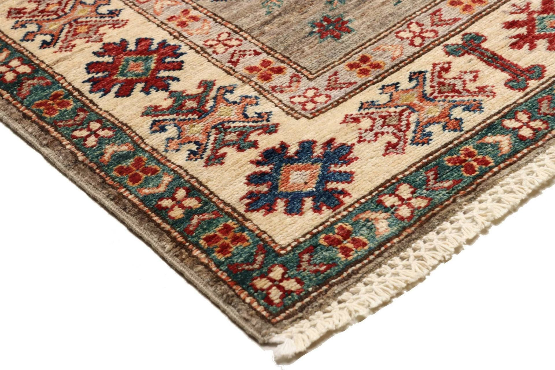Kazak Orientteppich 85 × 257 cm aus Wolle, handgeknüpft