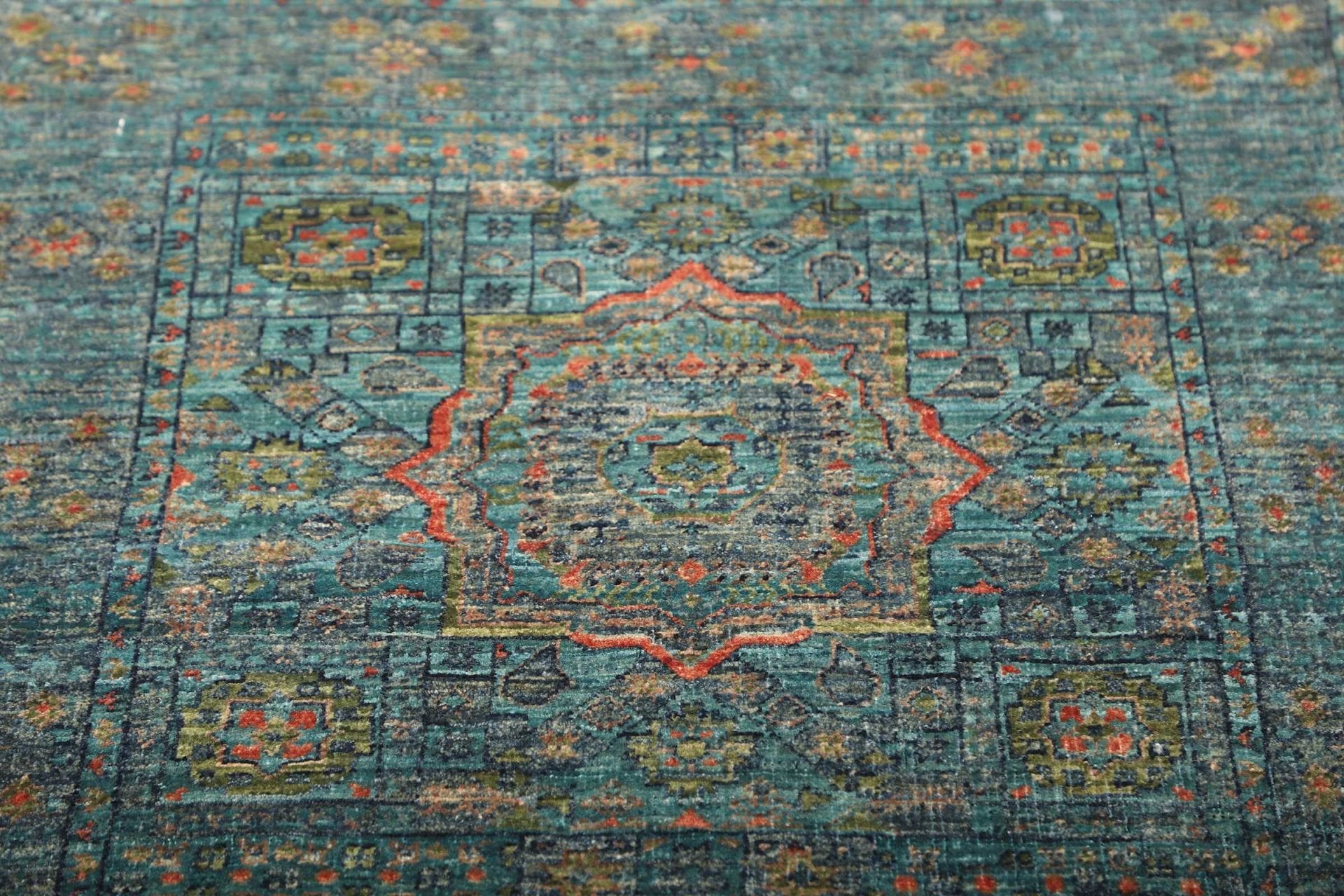 Handgeknüpfter Mamluk Orientteppich, 83 × 245 cm, Wolle