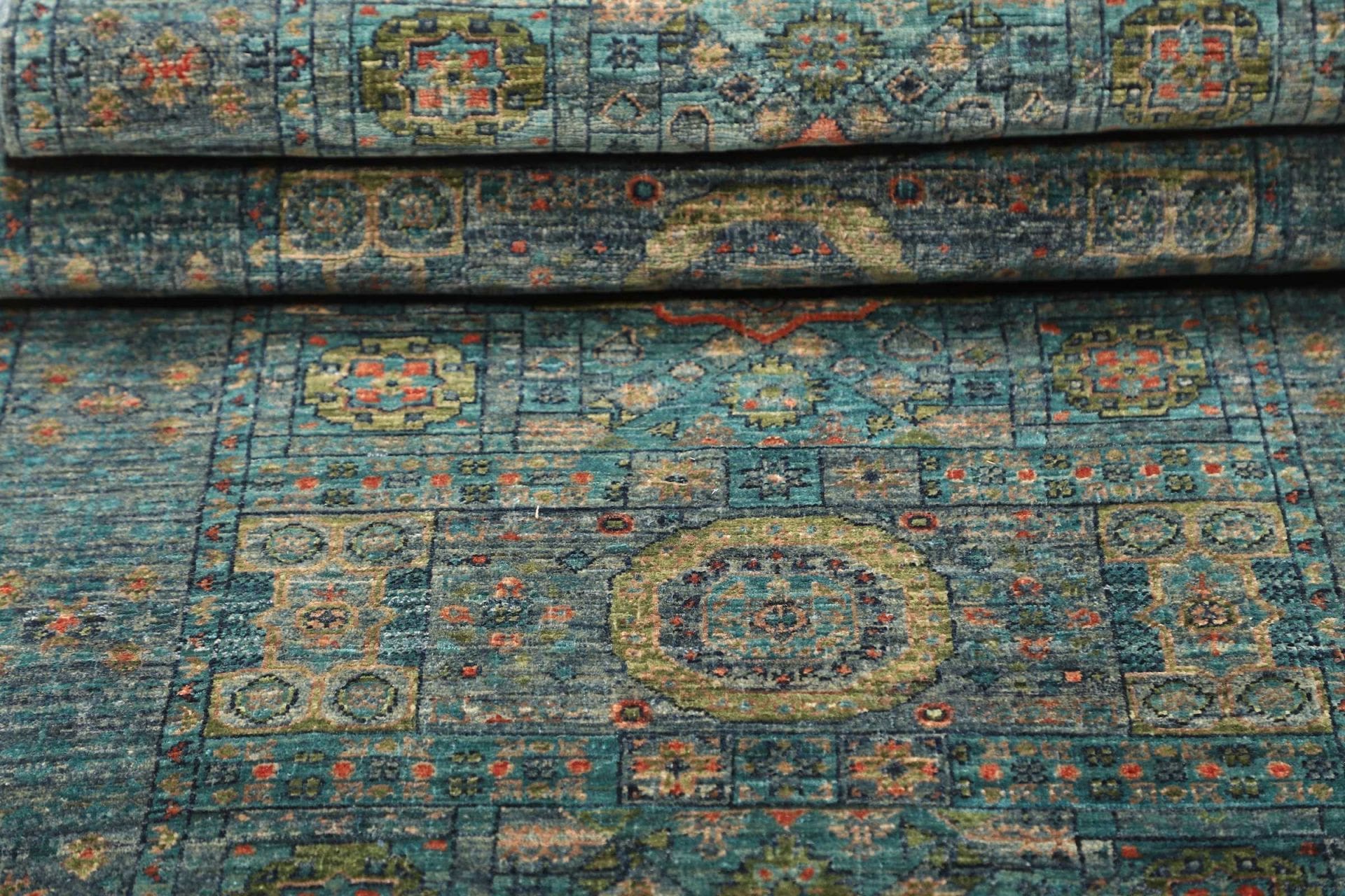 Handgeknüpfter Mamluk Orientteppich, 83 × 245 cm, Wolle