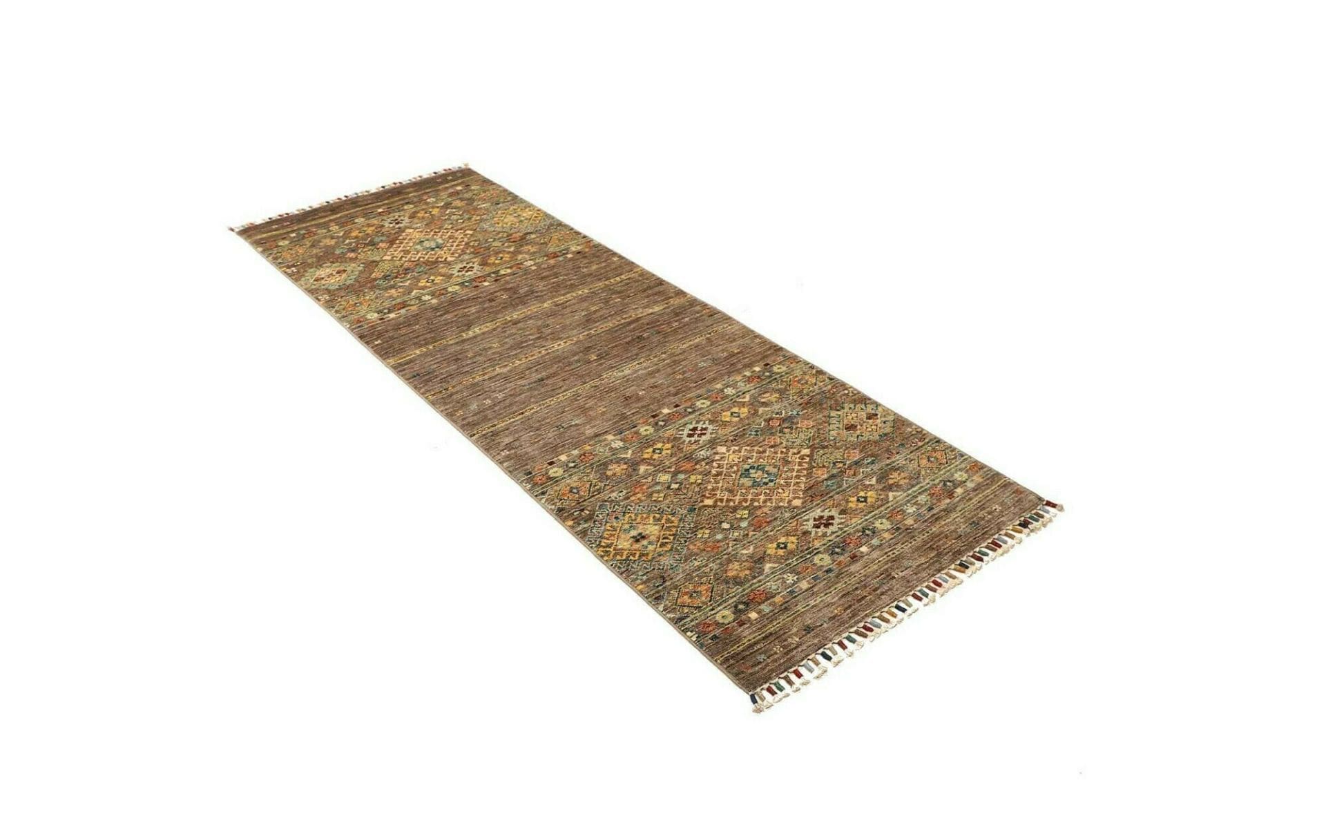 Handgeknüpfter Samarkand Orientteppich 75 × 202 cm