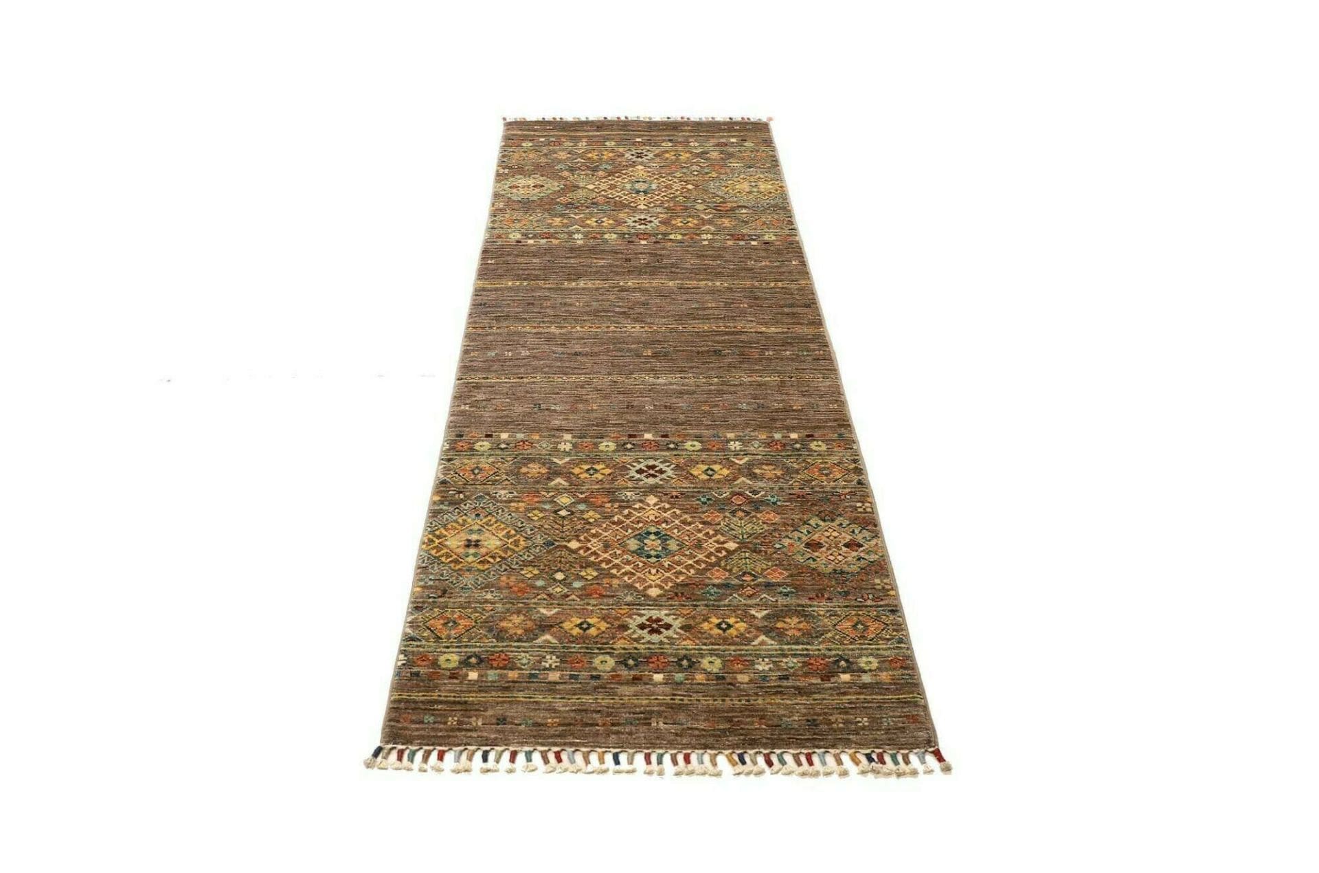 Handgeknüpfter Samarkand Orientteppich 75 × 202 cm