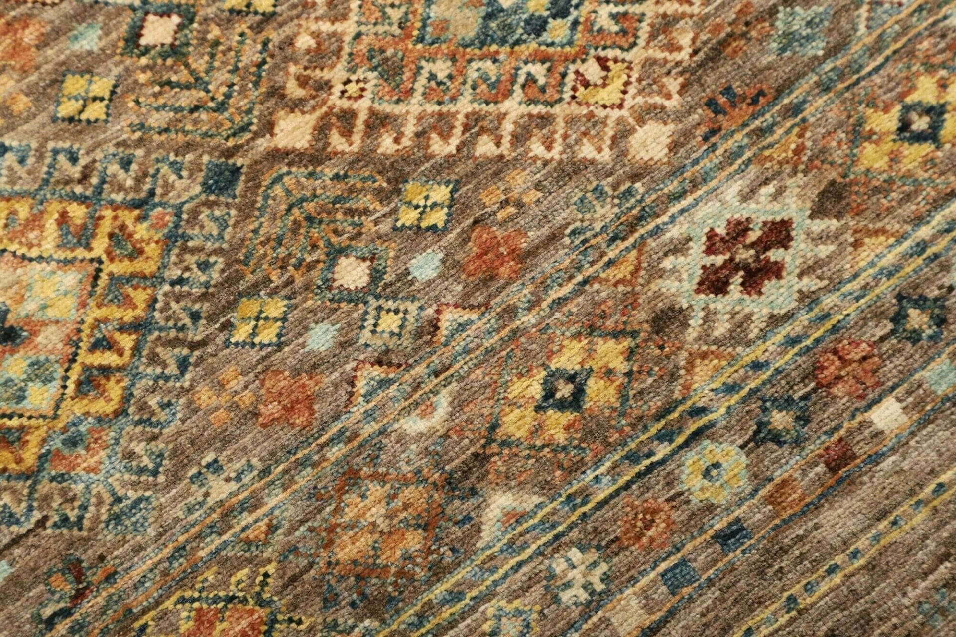 Handgeknüpfter Samarkand Orientteppich 75 × 202 cm
