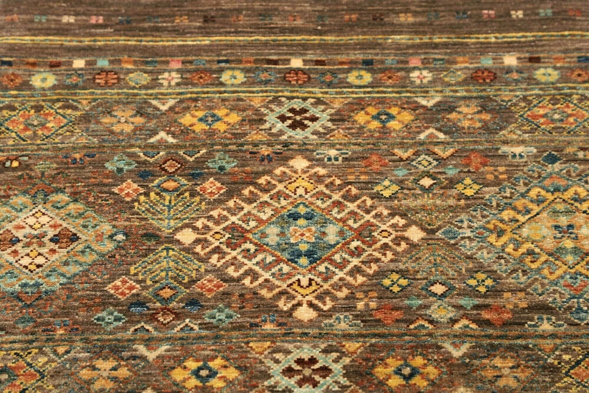 Handgeknüpfter Samarkand Orientteppich 75 × 202 cm