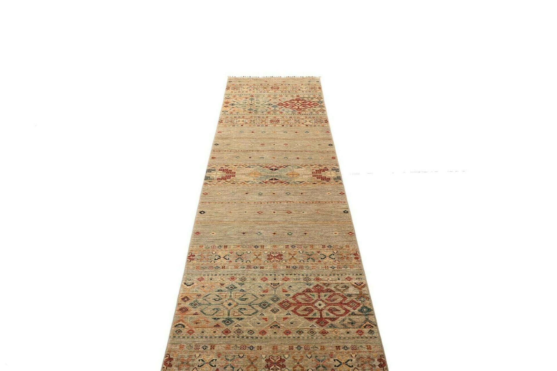 Handgeknüpfter Samarkand Orientteppich, 79 × 290 cm, Wolle
