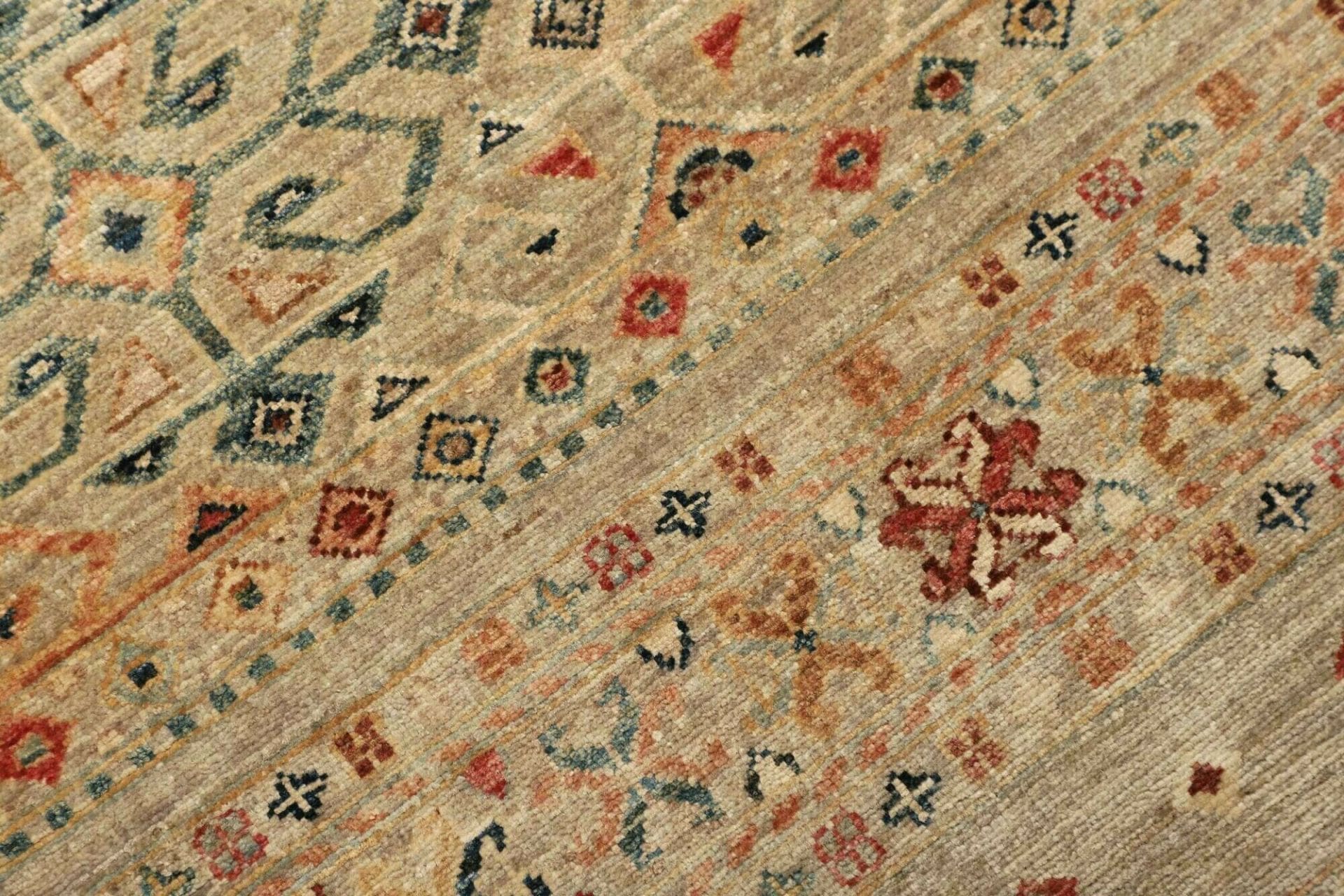 Handgeknüpfter Samarkand Orientteppich, 79 × 290 cm, Wolle
