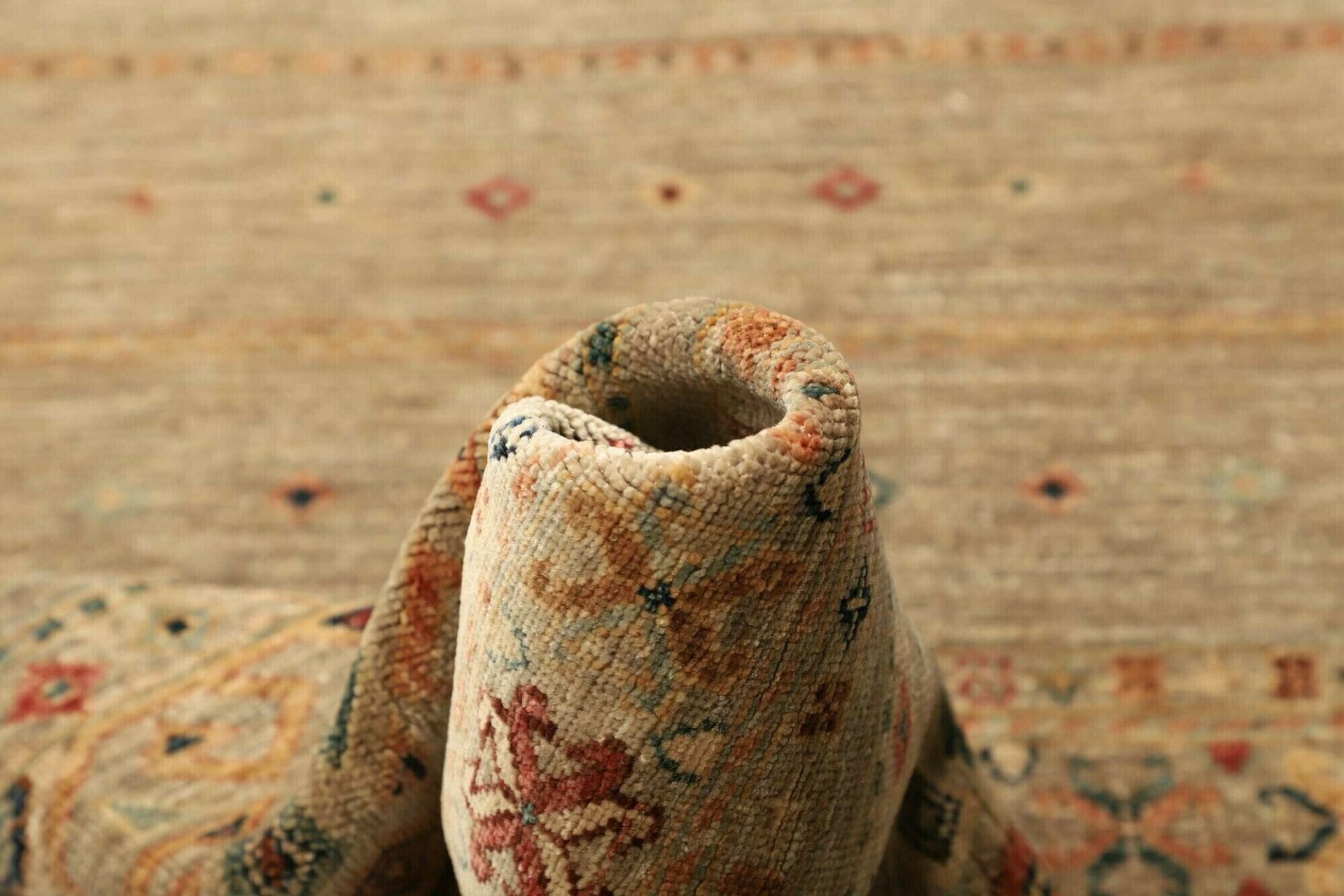 Handgeknüpfter Samarkand Orientteppich, 79 × 290 cm, Wolle