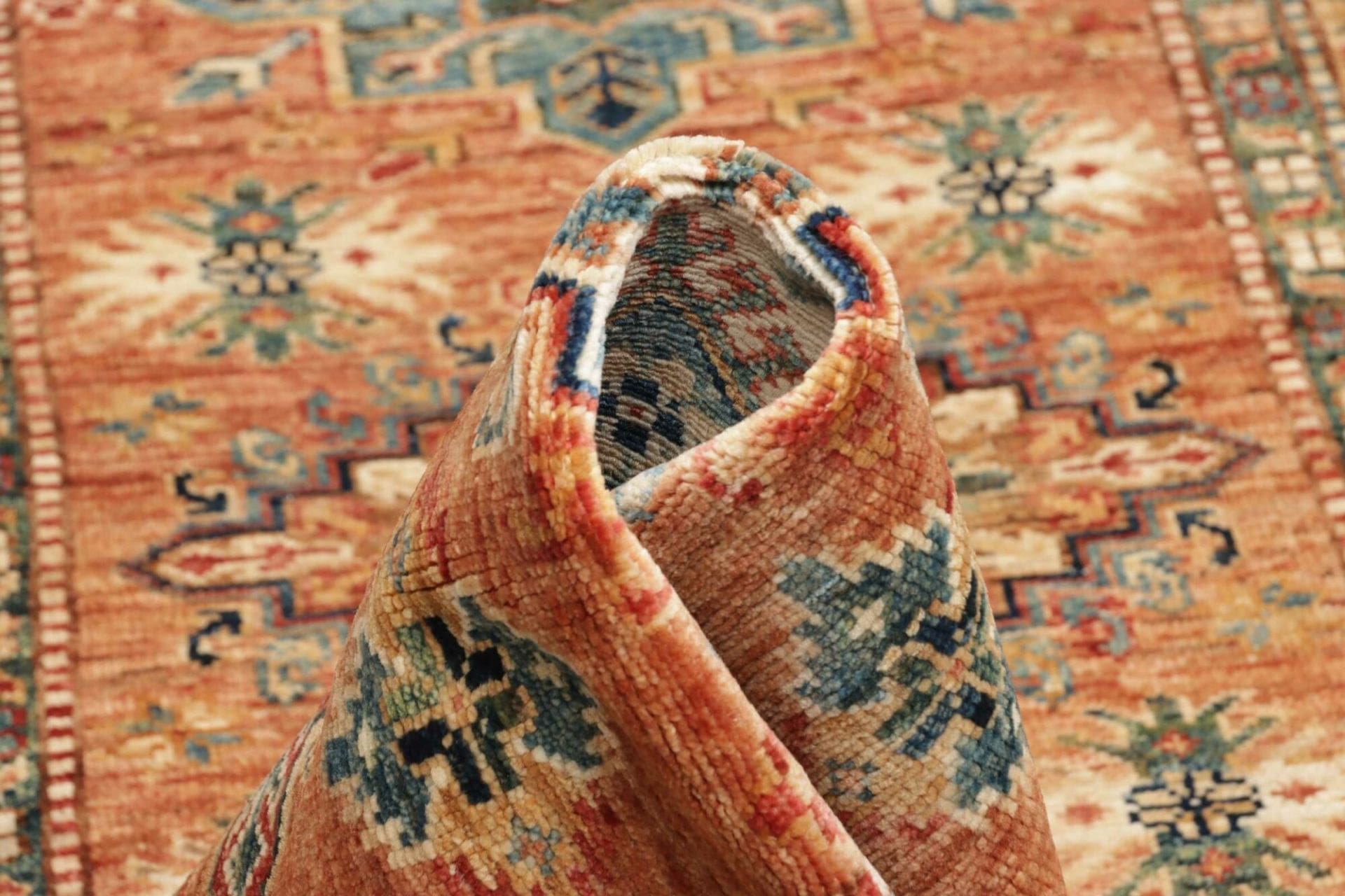 Kazak Orientteppich aus Pakistan, 81 × 297 cm
