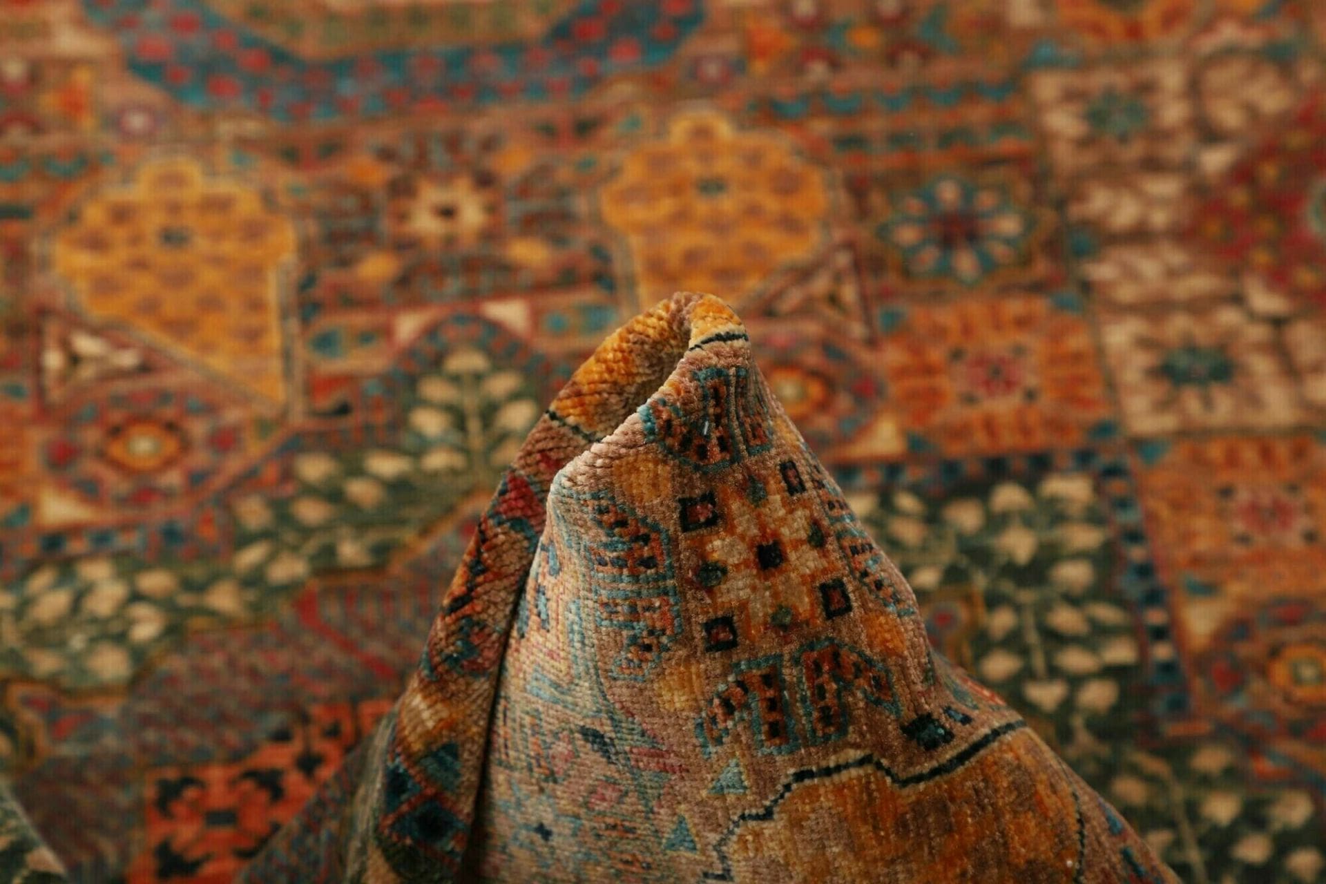 Handgeknüpfter Mamluk Orientteppich, 84 × 244 cm, Wolle